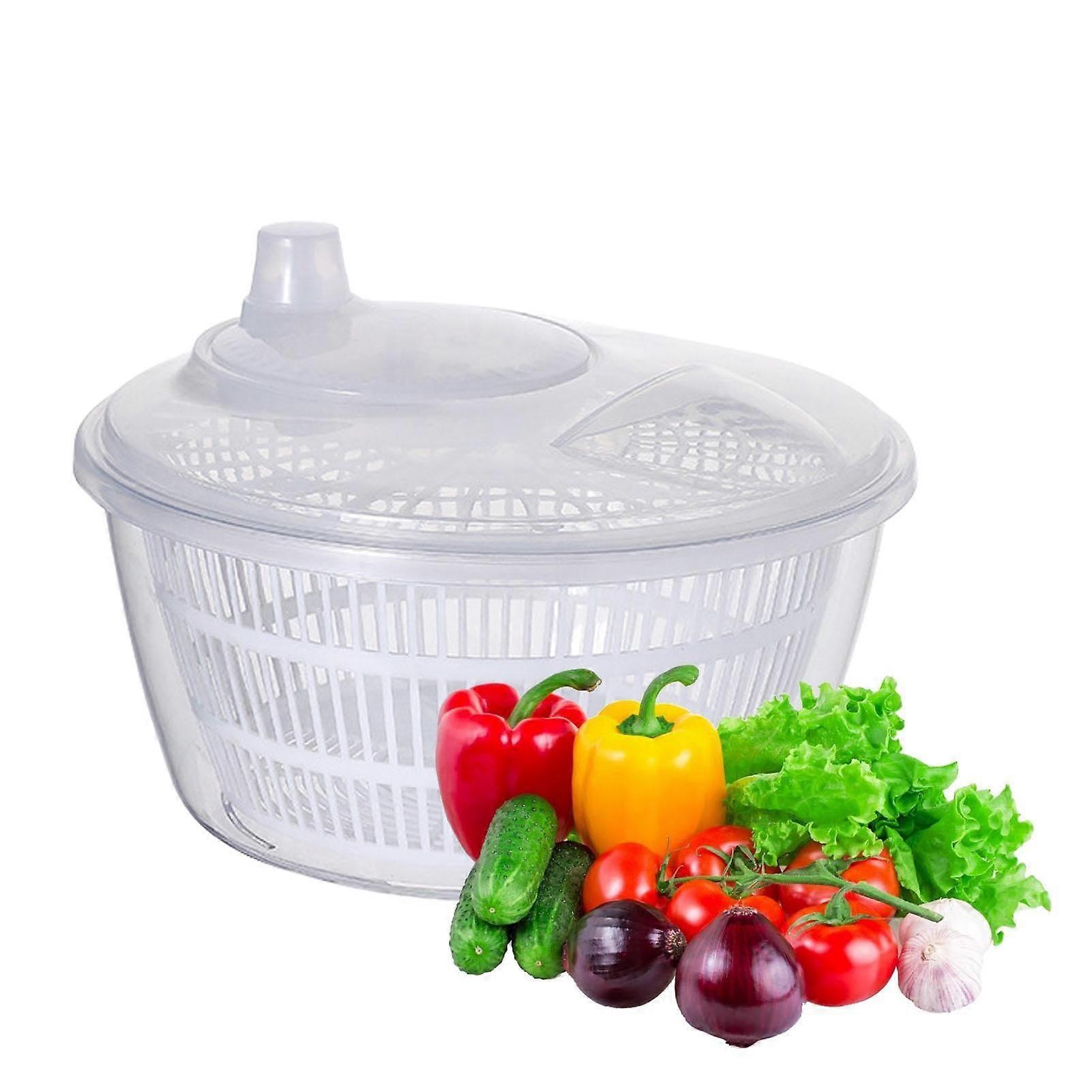 Vegetable Spinner, Salad Spinner, Lettuce Spinner, Fruit and Vegetable Spinner, Dishwasher Safe and Practical