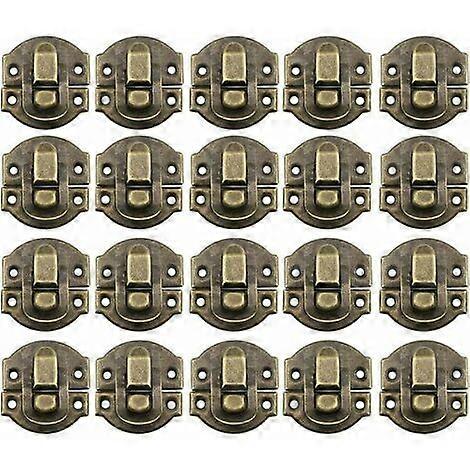 Small Size Retro Metal Clasp Lock Hasp Vintage Box Case Chest Iron Latch Set