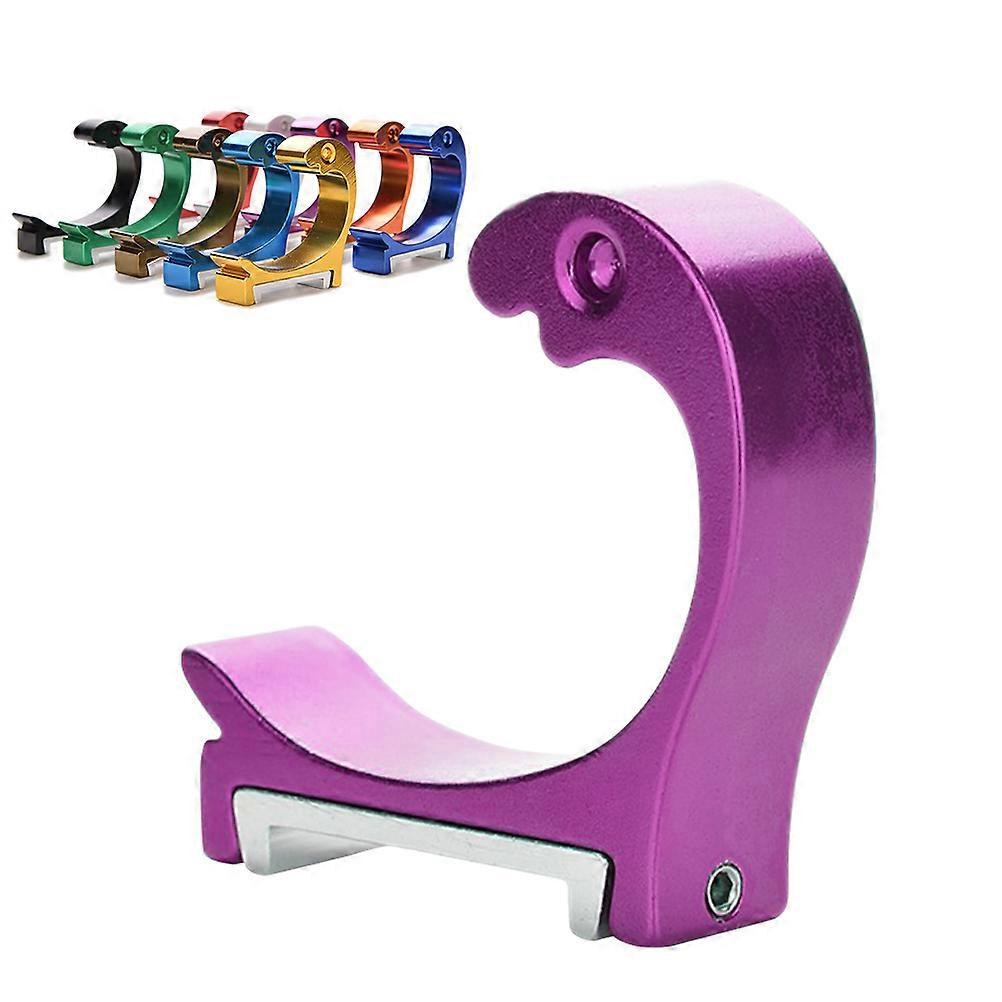 Aluminum Hook in Purple for Home Use Easy to Install with Screws Included Holds Coats Robes and Towels 4.7 Inches