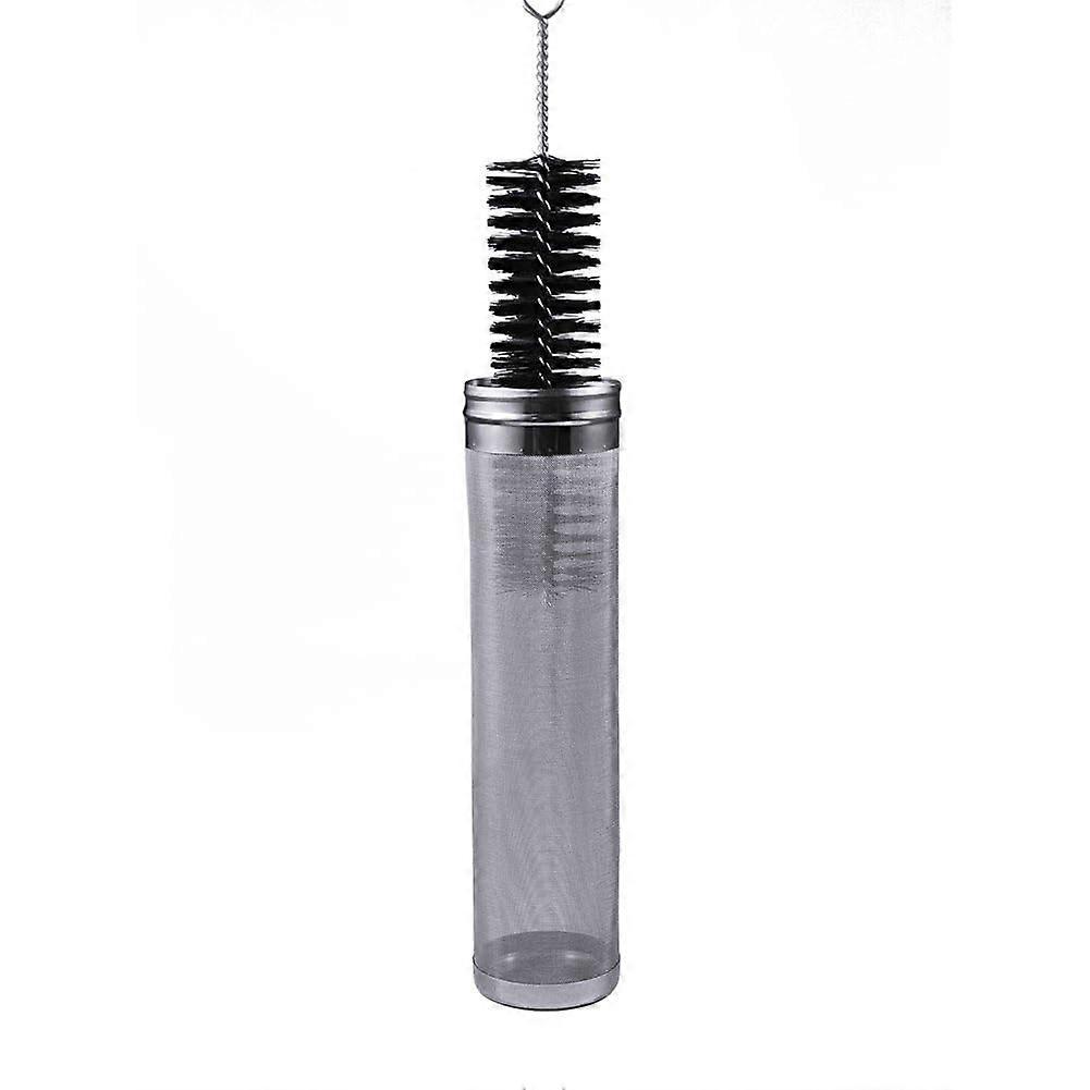 Beer Filter 304 Stainless Steel Mesh For Beer Brewing Juice And Wine Making Cleaning Brush Included Straws Compatible