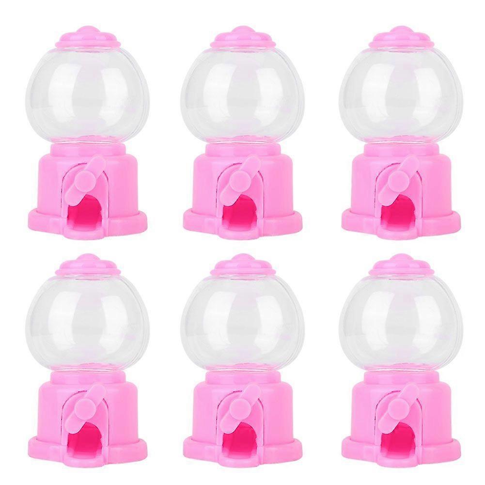 6Pcs Mini Cute Shape Candy Storage Box Children Candy Machine Dispenser for Kid