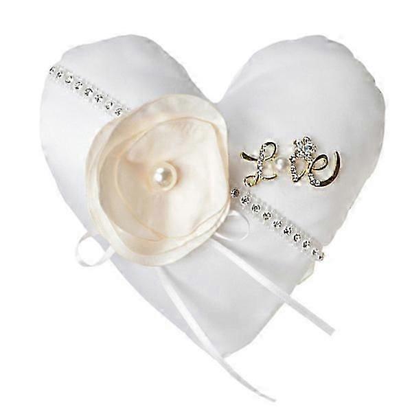 Heart-shaped ring pillow LOVE Ring bearer for wedding