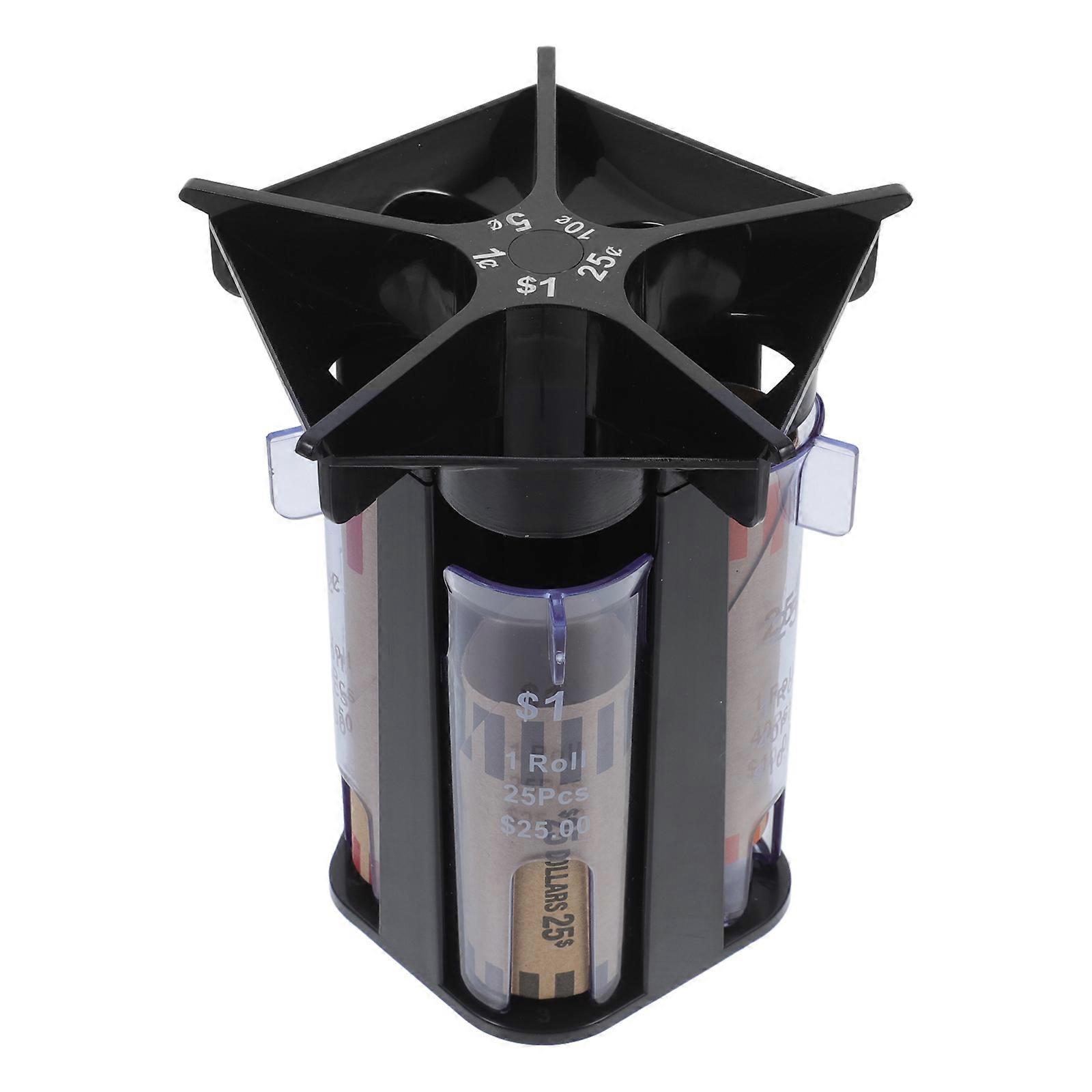 Novelty Coin Organizer Coin Storage Bucket for Business Owners Multi Plastic for Coin Sorting 1Pcs