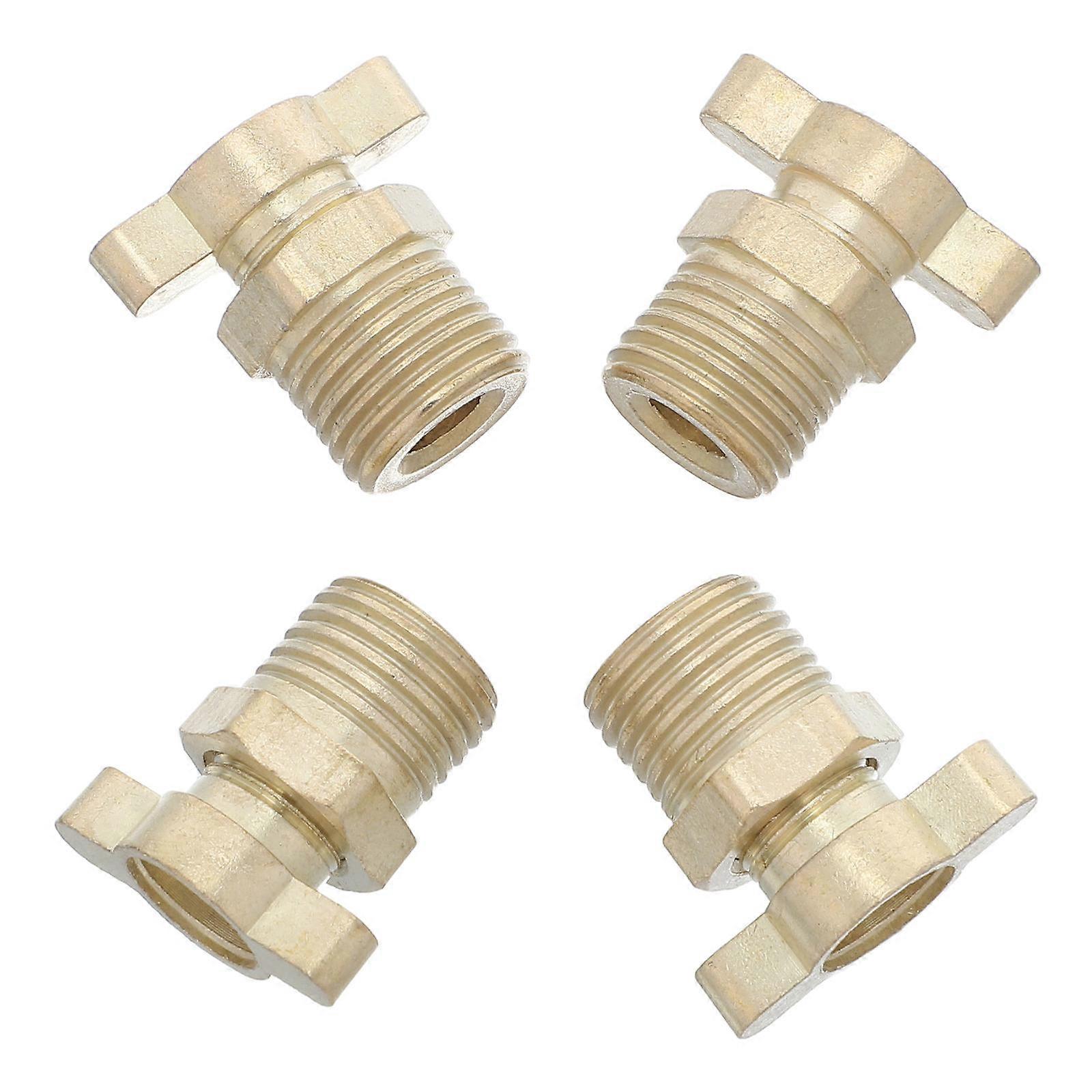 Air Compressor Drain Valve Zinc Alloy for Efficient Moisture Removal 8Pcs