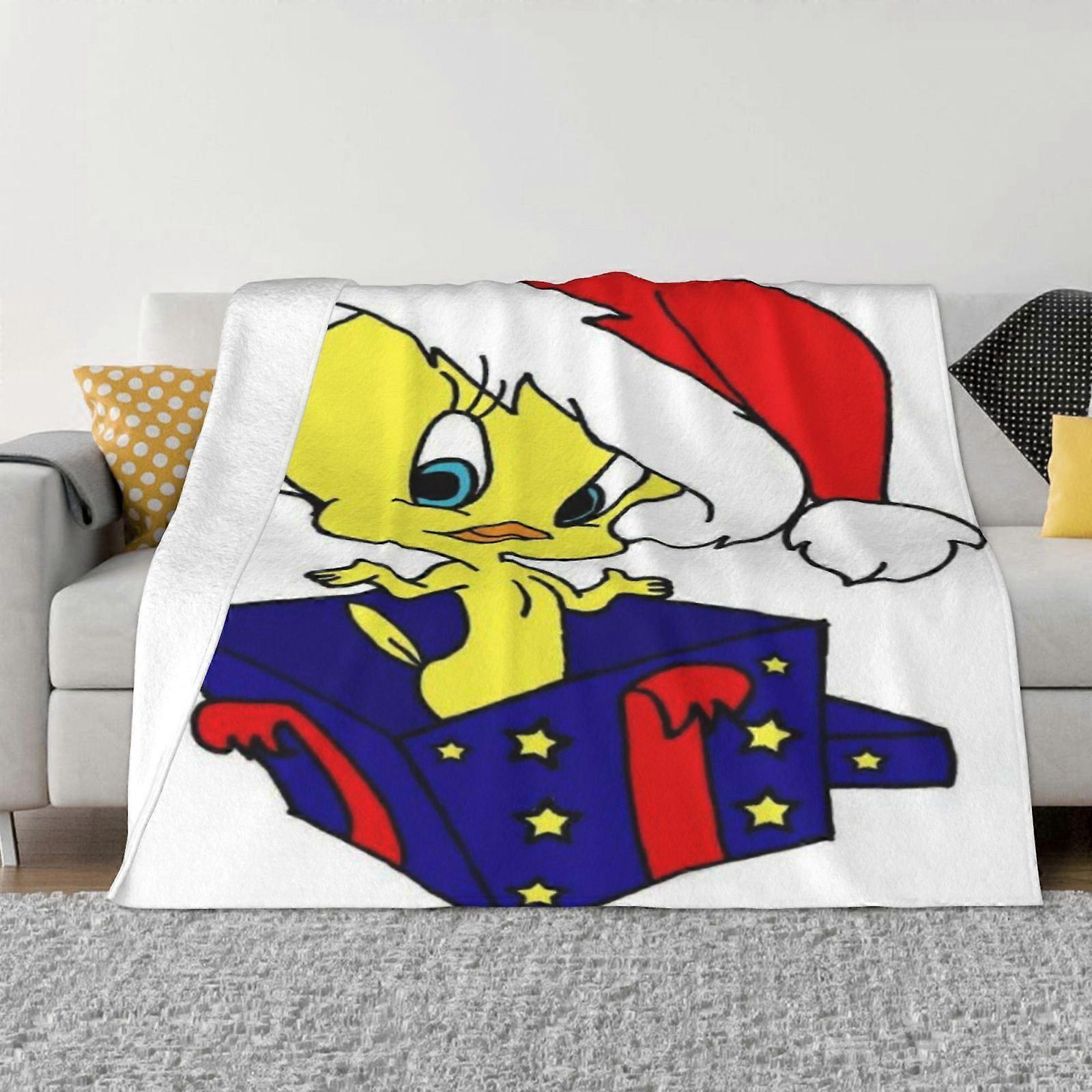 n503 TweetyBird Blanket Super Soft Throw Blanket ,Warm Lightweight Plush Blankets ju503