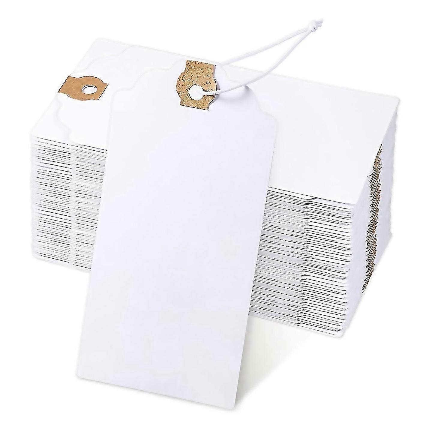 For 120 Pack Tags With Elastic String Marking Hang Tags 476x236inch