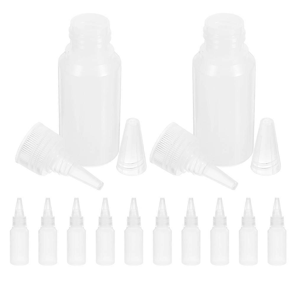 Plastic Bottles with Nozzles Clear Squeeze Bottles for Crafts 48Pcs