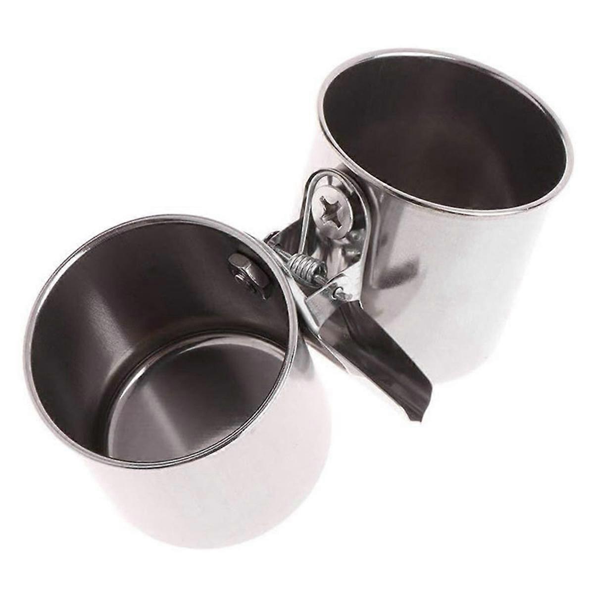 Stainless Steel Birds Parrot Feeder S