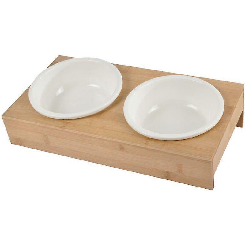 Set de două boluri ceramice albe
