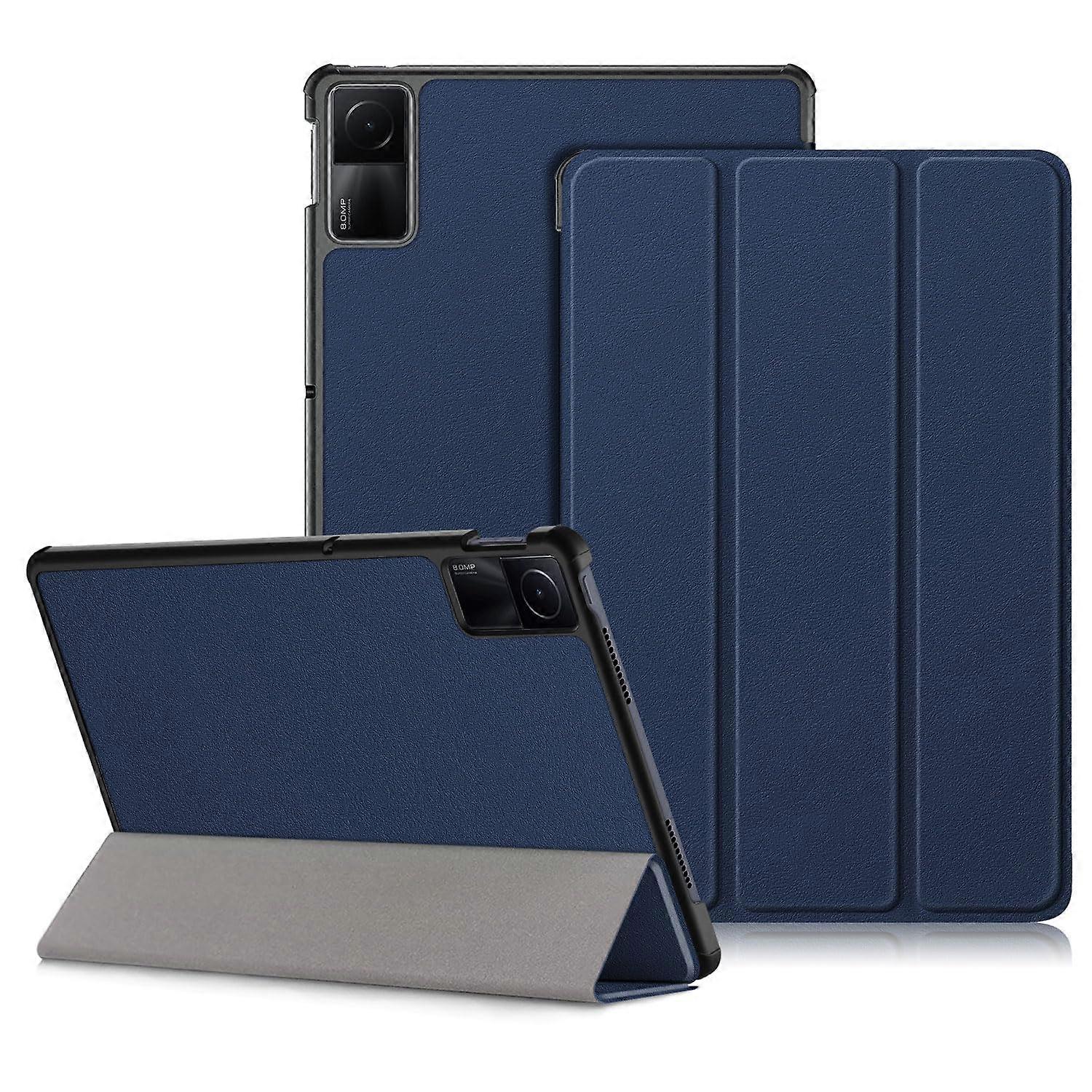 Case for Xiaomi Redmi Pad SE 11 inch Tablet Slim Stand Hard Back Shell Auto Wake Sleep Dark Blue