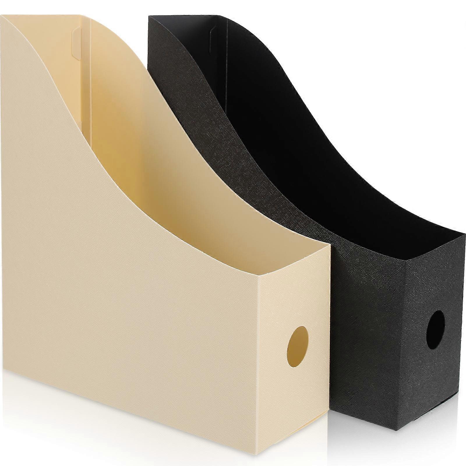 File Organizer Magazine File Holder for Office Supply 2Pcs Desktop Accessory