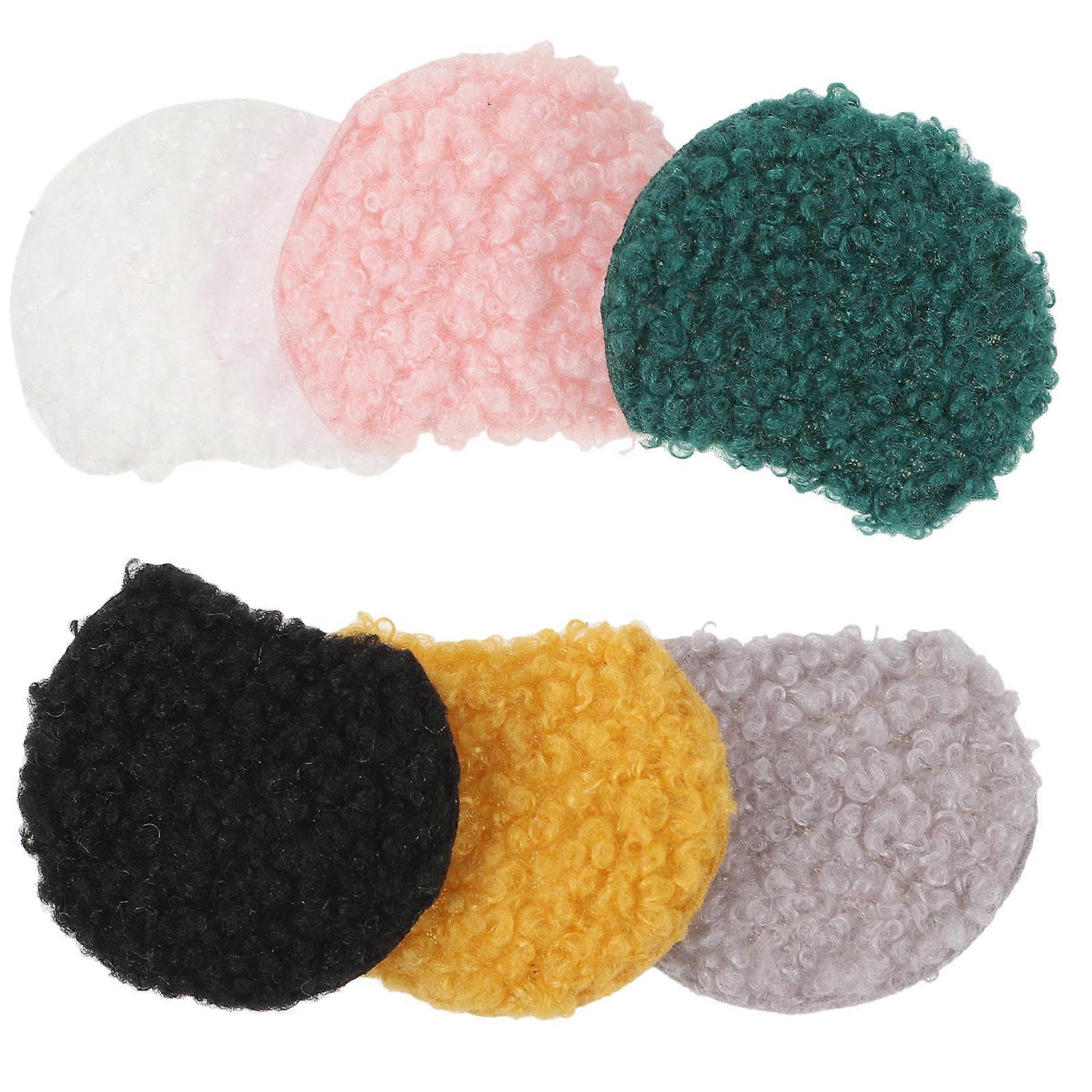 Plush Mouse Ears DIY Plush Animal Ears for Hair Clip 60Pcs Assorted Color