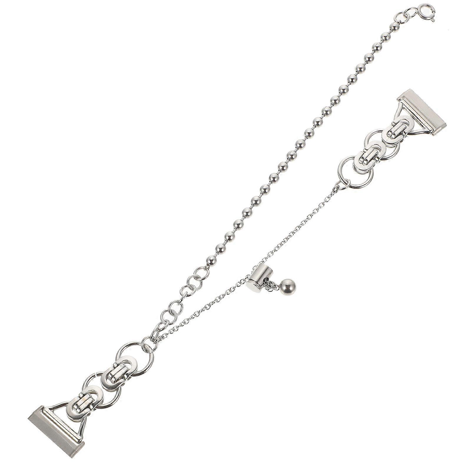 Delicate Metal Watchband Chain for Versa3 2Pcs Comfortable Strap