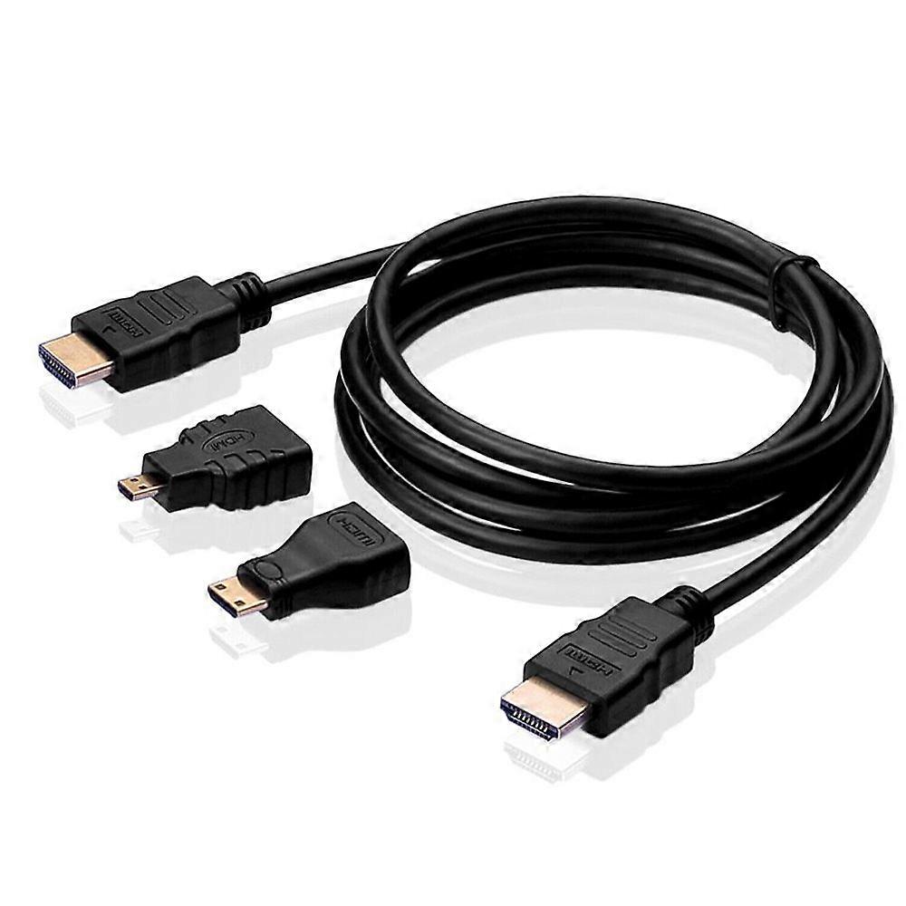 3 in 1 HDMI Cable + HDMI to Mini HDMI Adaptor