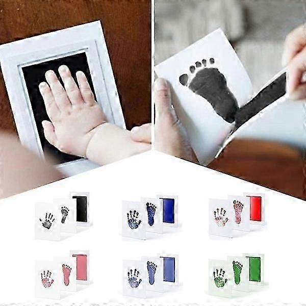 DIY Baby Handprint Footprint Imprint Kit Baby Non-Toxic Souvenirs Casting Newborn Footprint Ink Pad