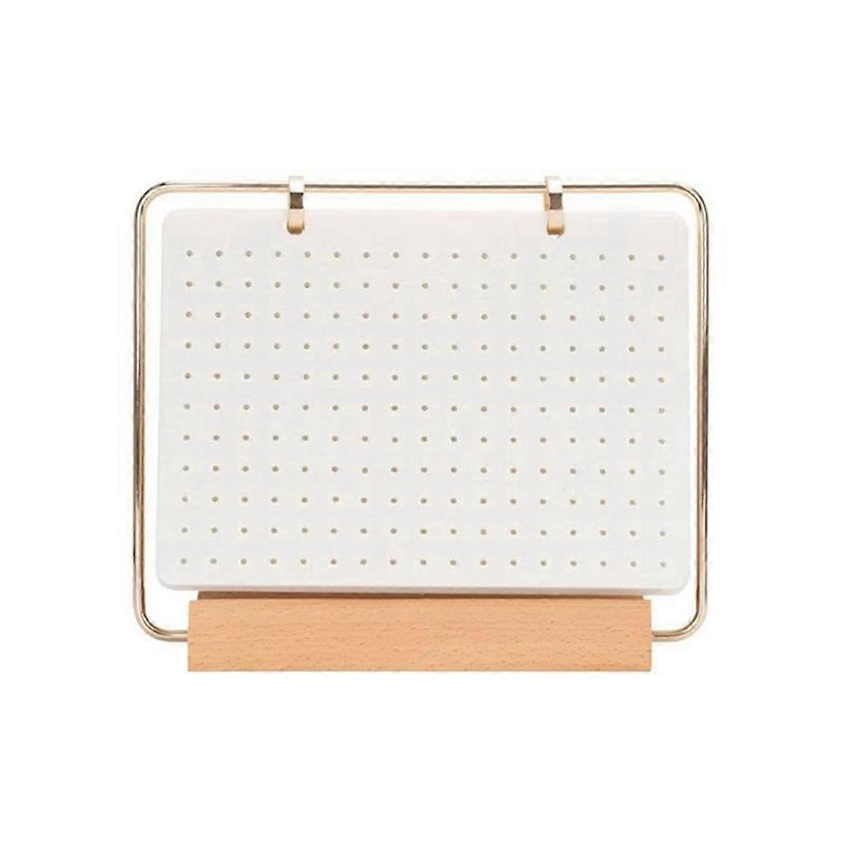 Display Organizers,Brooch Holder,Enamel Pin Pages for Store Pins,Collection Storage Calendar Wooden Stand with 6 Pages C