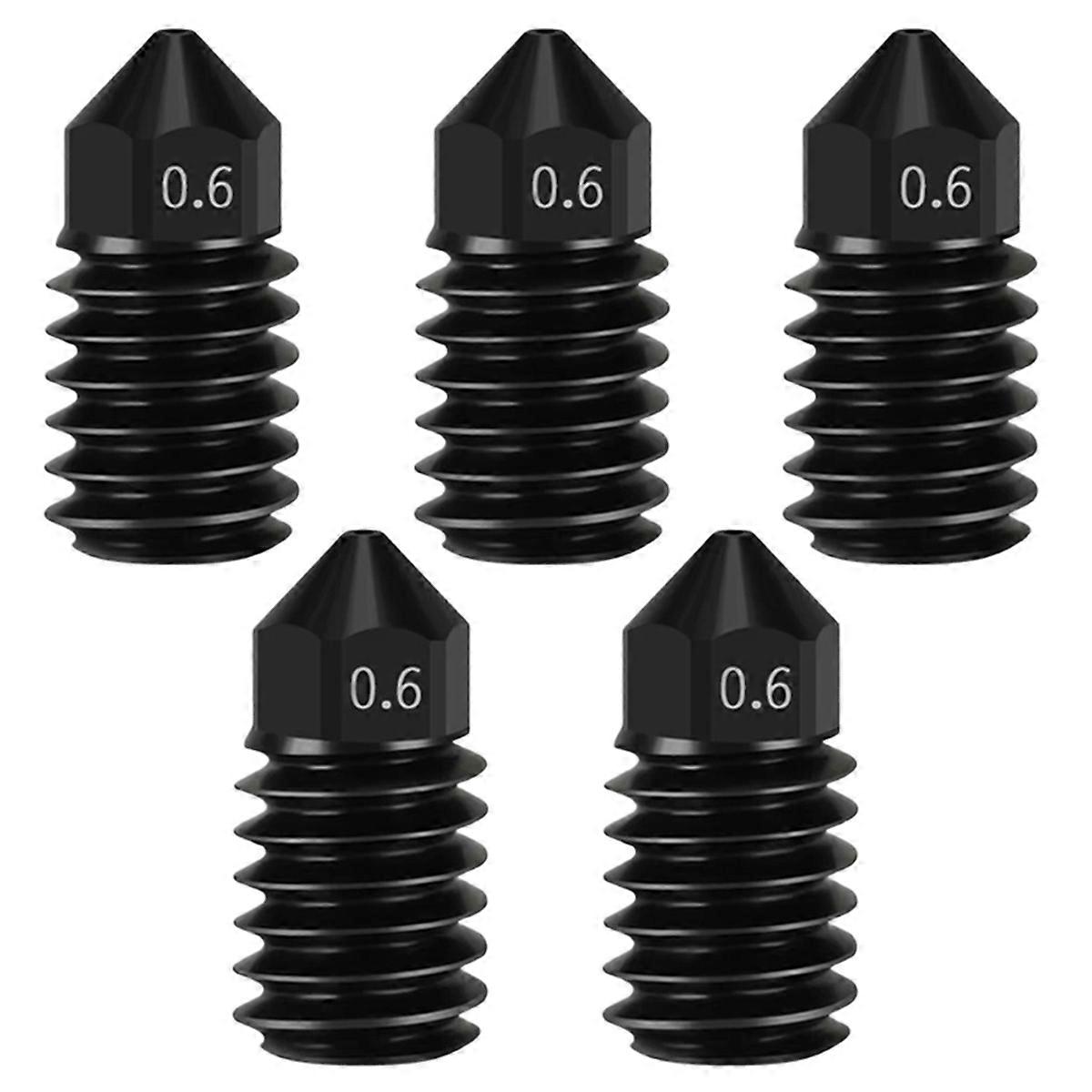 For A1 Nozzle Hardened Steel Nozzles for A1 Mini Nozzle Kit for A1 Hotend 0.6mm