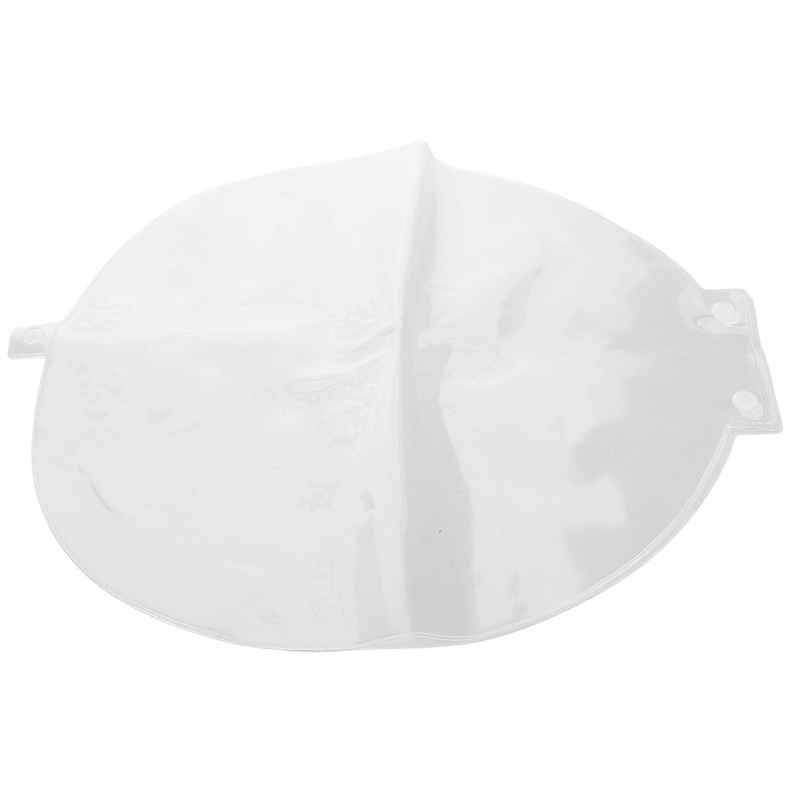 PVC Folding Hand Fan Protector Bag for Protection 5Pcs Storage