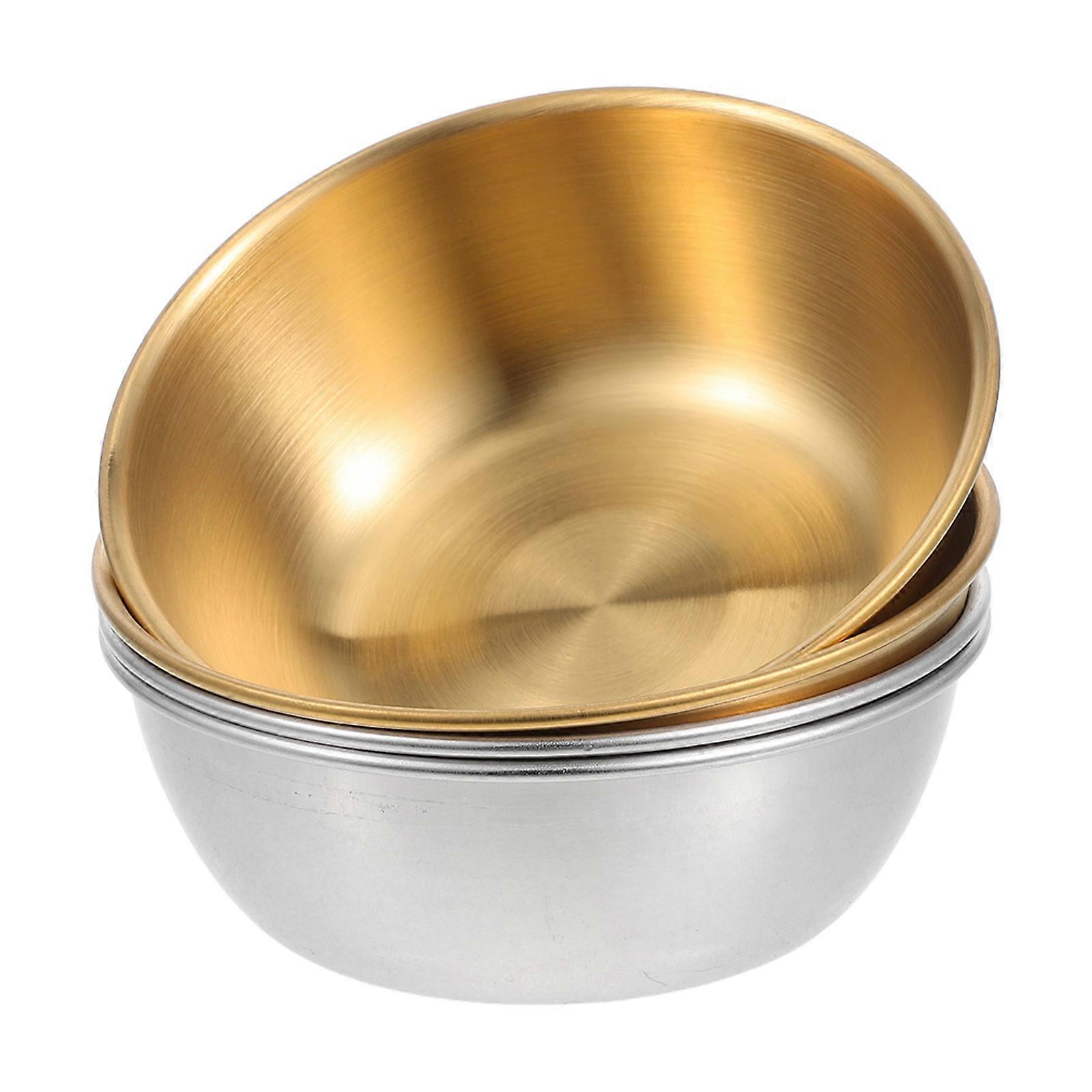 Stainless Steel Dipping Sauce Bowls For Culinary Use In Assorted Color Round Design 12 Pcs Serving Condiments