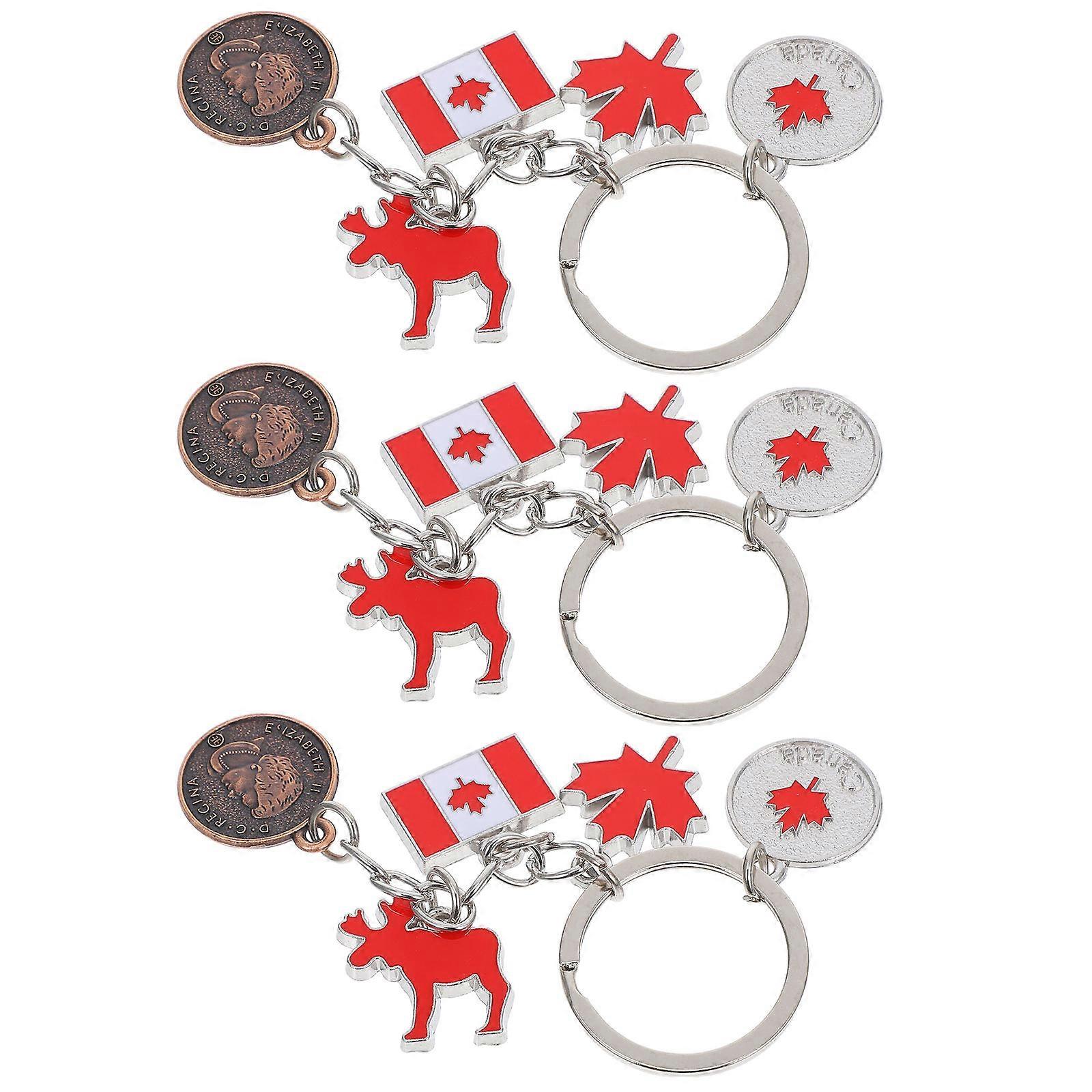 Key Holder for Family Canadian Keychains for Holding Keys 6Pcs Durable Use