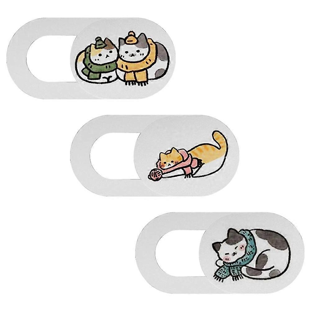 Camera Privacy Protective Covers Creative White 12Pcs for Protection