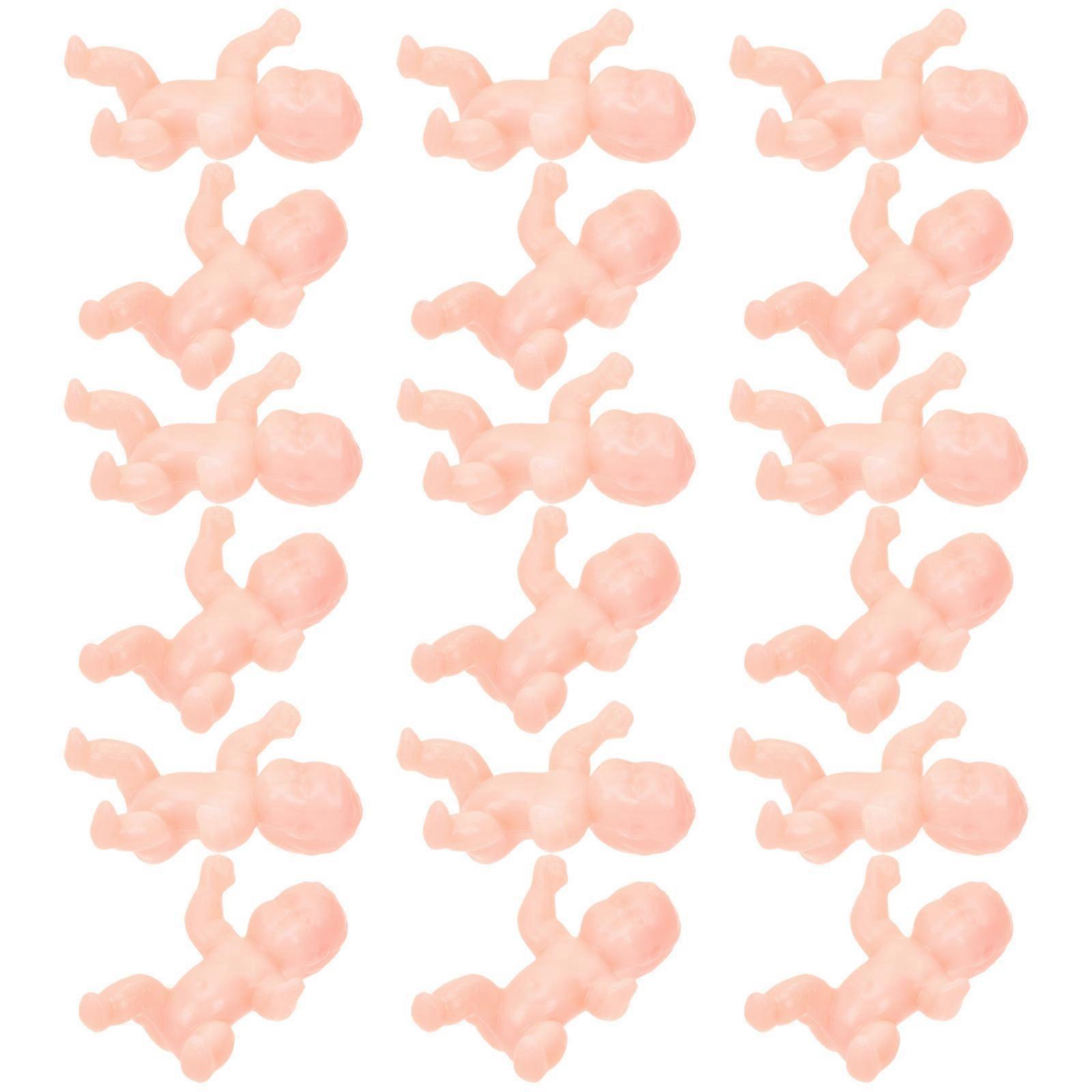 Plastic Babies Small Plastic Babies for Decoration 150Pcs