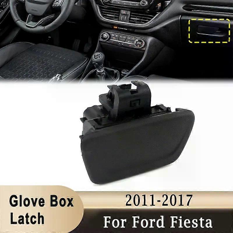 Car Glove Box Lid Latch Lock Handle for Ford Fiesta 2011-2017 Storage Box Clasping Clip Replacement BE8Z6306072AB
