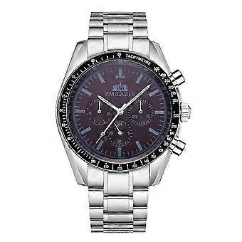 Relógio masculino Ohp Watch OM01 2025, totalmente automático, mecânico, multifuncional, com pulseira de aço luminosa, relógio automático