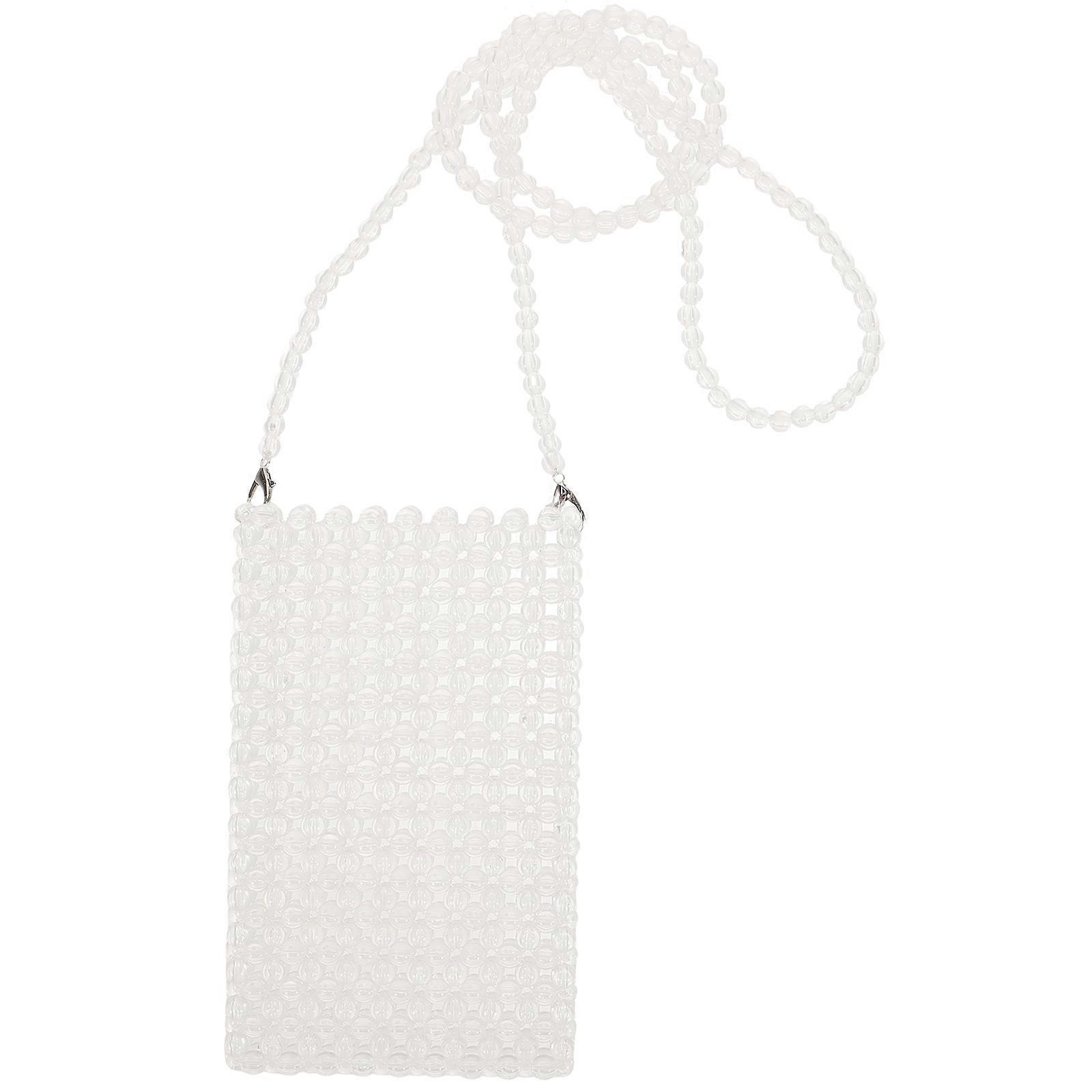 Hand-Woven Beading Mini Single Shoulder Bag Designed for Storage 2Pcs