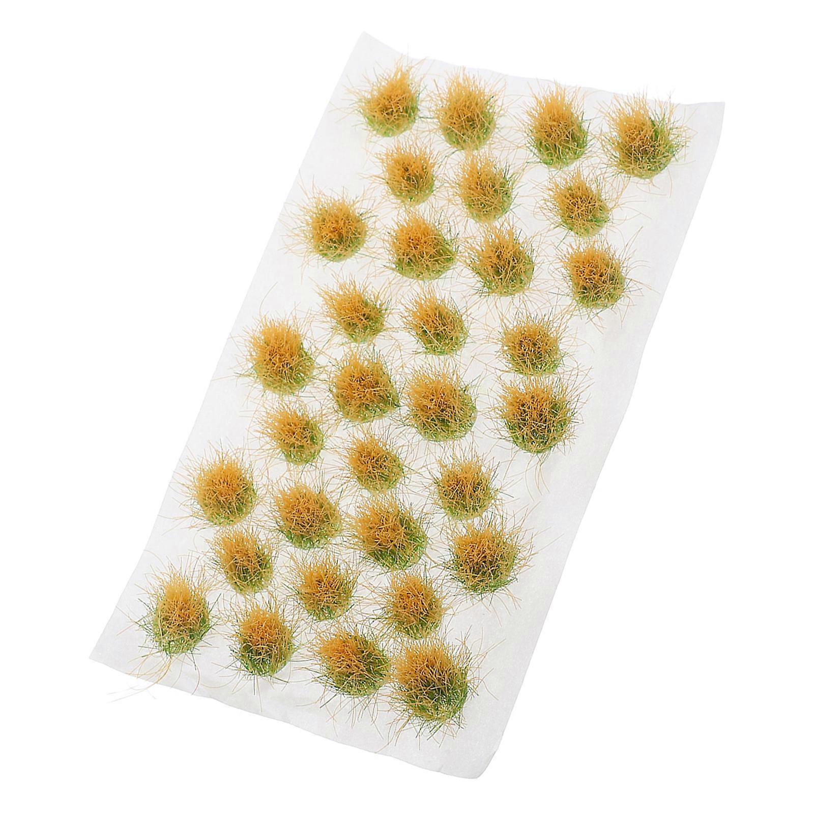 Fake Grass Cluster Model for Decoration 5 Sheets DIY Sand Table Scenery