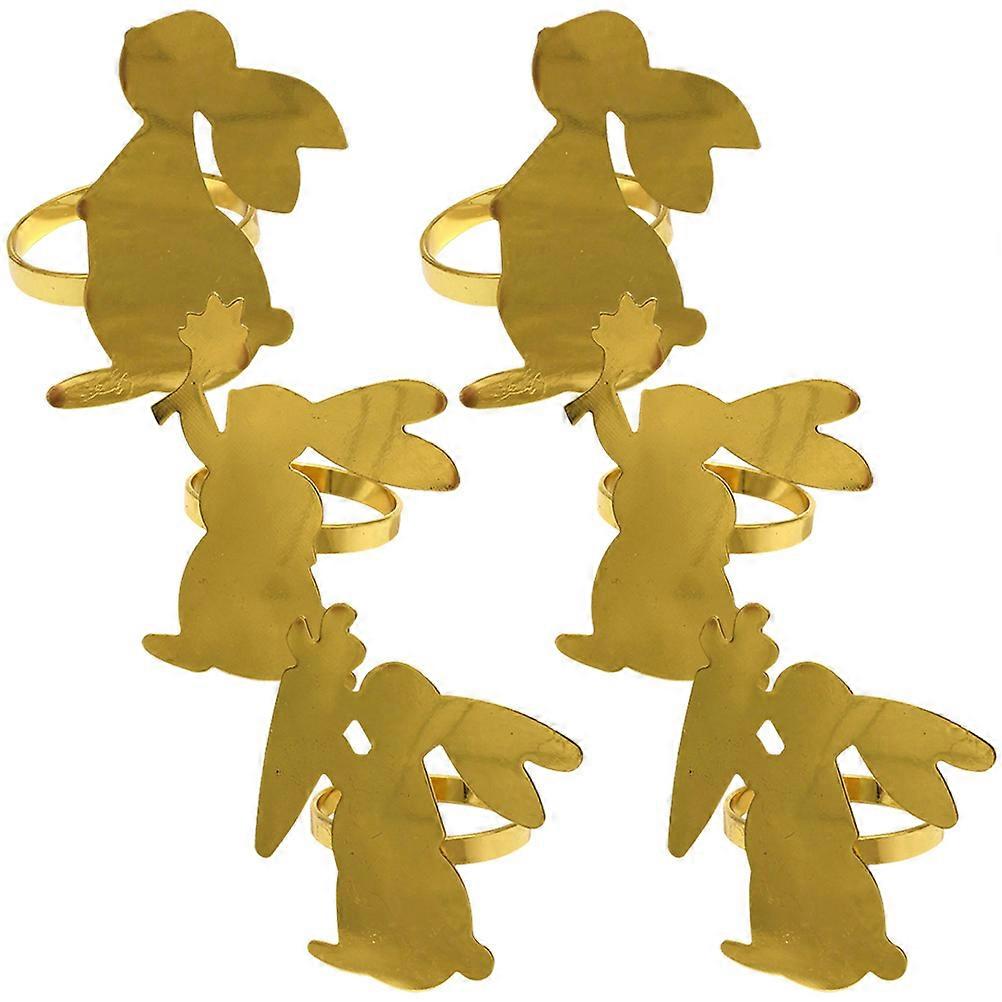 Metal Napkin Rings Easter Napkin Holders for Decor 12Pcs Practical Dining Decors