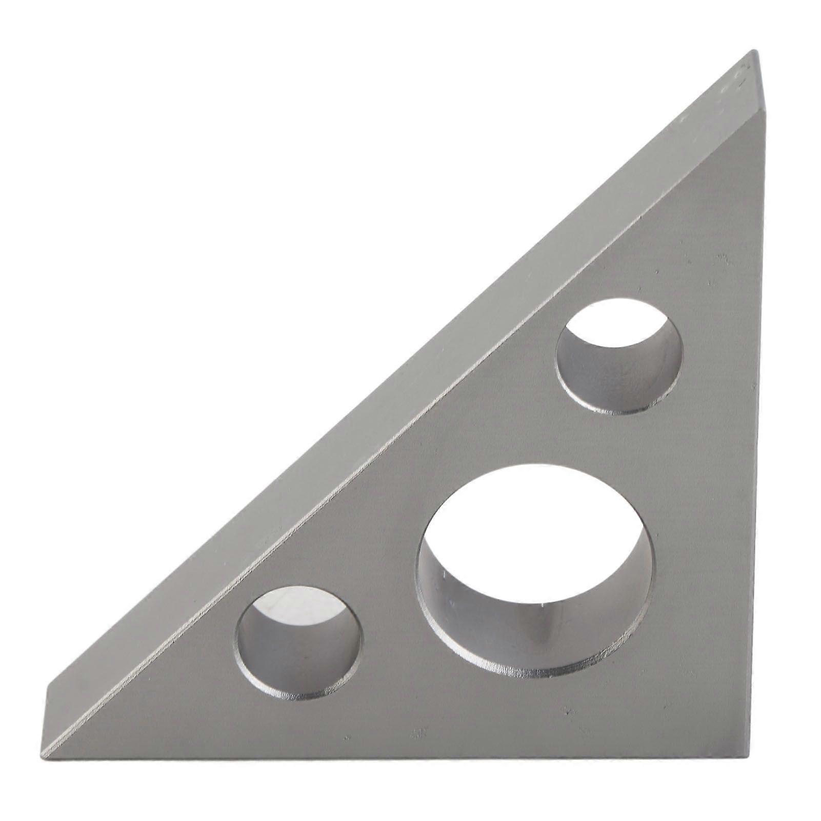 45/90 Degrees Matte Aluminum Alloy Mini Right Angle Ruler Woodworking Measuring Tool