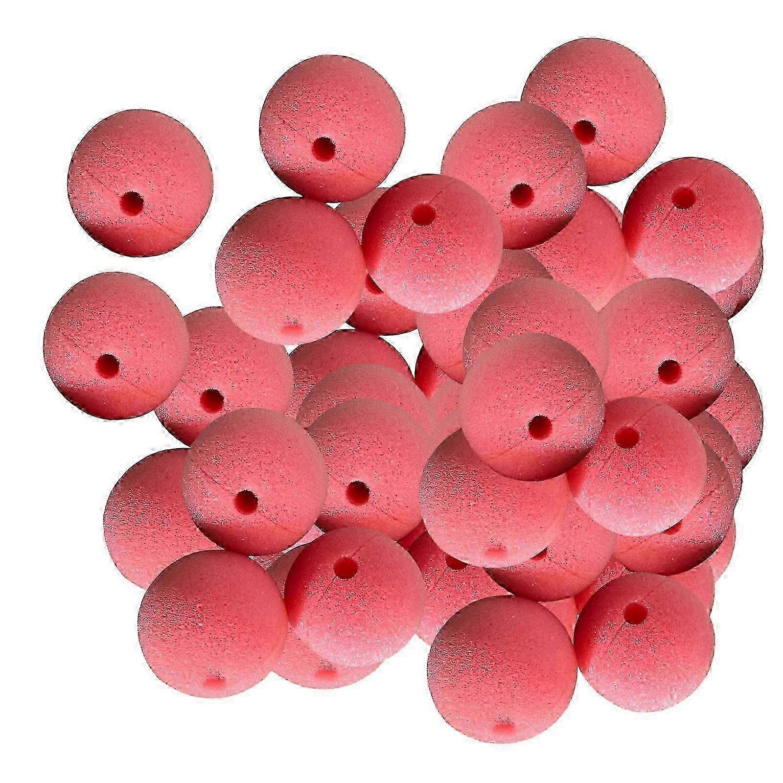 50 피스 광대 코 스폰지 공 코스프레 무대 공연 할로윈 파티