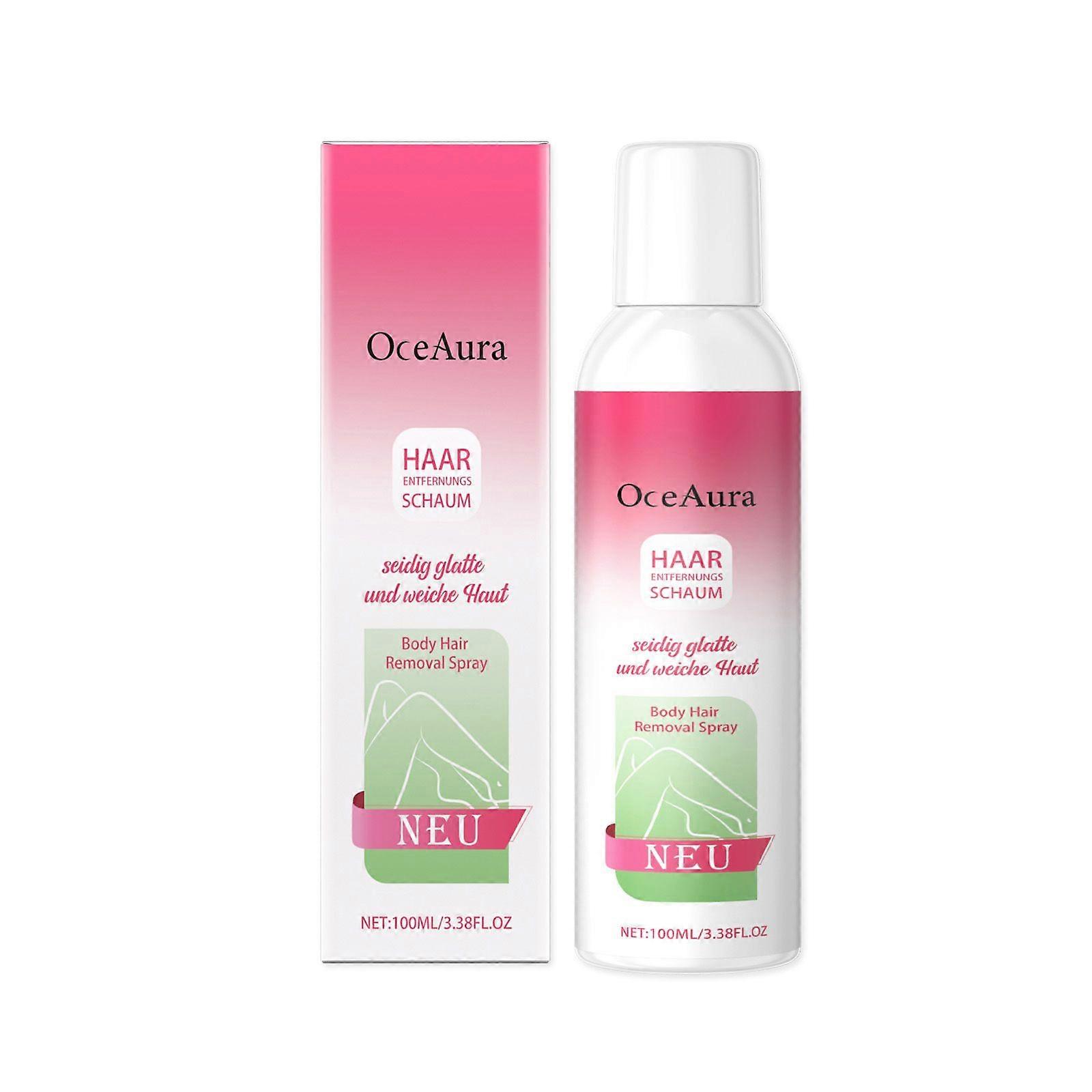 OceAura The Body Hair Removal Spray, Gentle And Relaxed Not Stimulate The Skin Care Hair Clean Hair Removal Spray