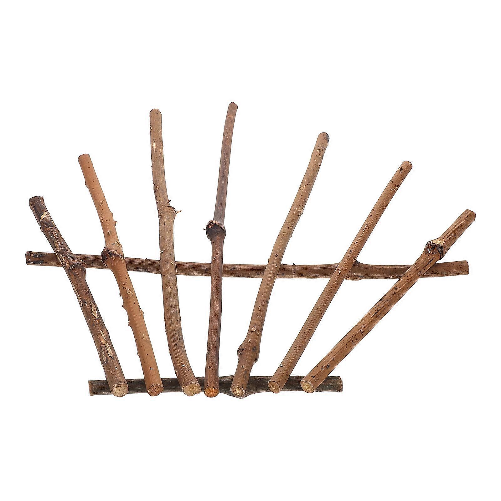 Wooden Finger Shape Branch Decoration for Crafts 4Pcs Bundle