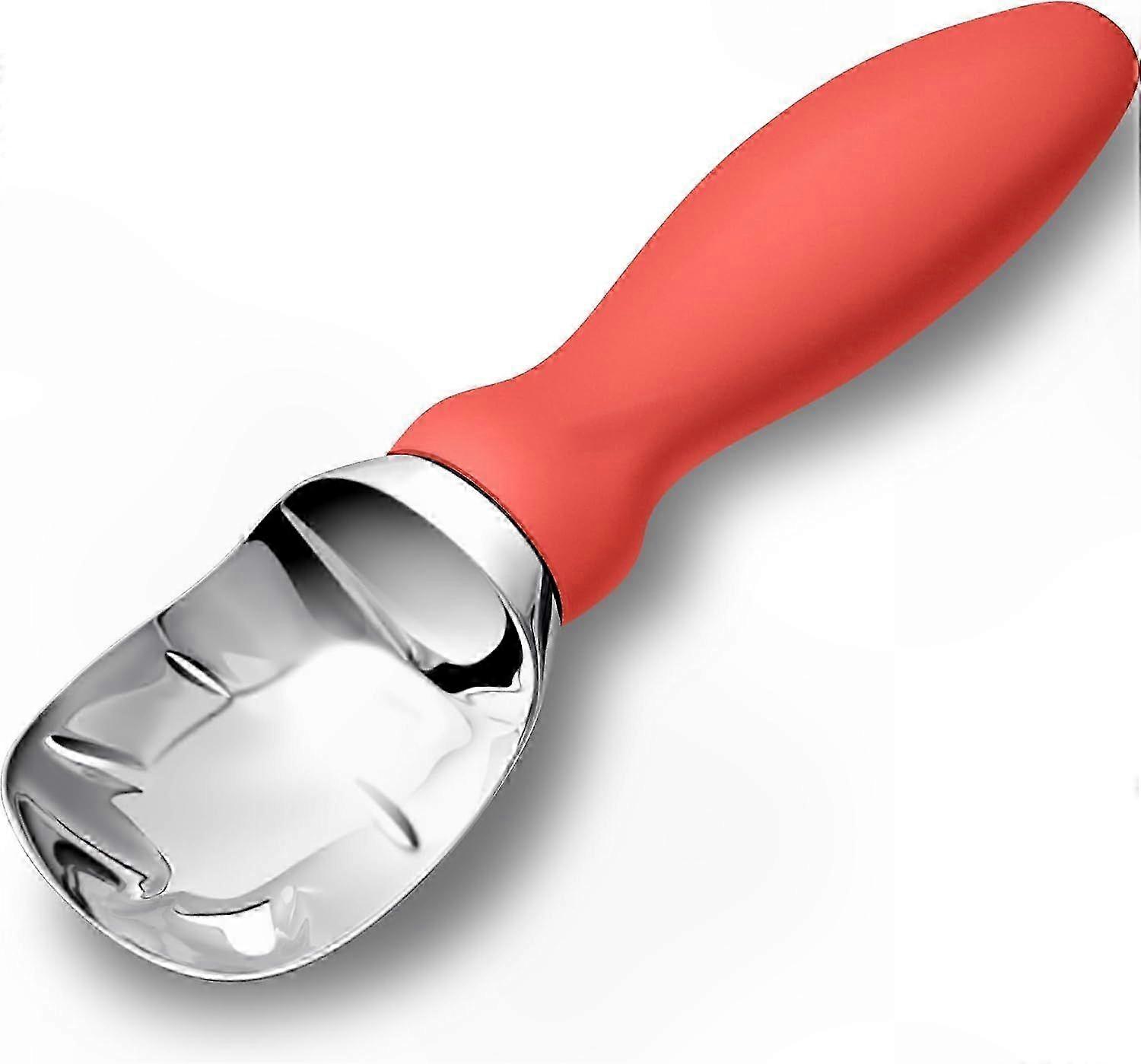 304 Stainless Steel Ice Cream Scoop Set, Easy Trigger Design, Large (6.3CM), Medium (5CM), Small (4CM) for Melon, Muffin, Sorbet Use