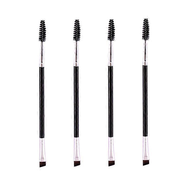 4PCS Double Eyebrow Brush Eyelash Brush, Eyeliner Makeup Brush Tool