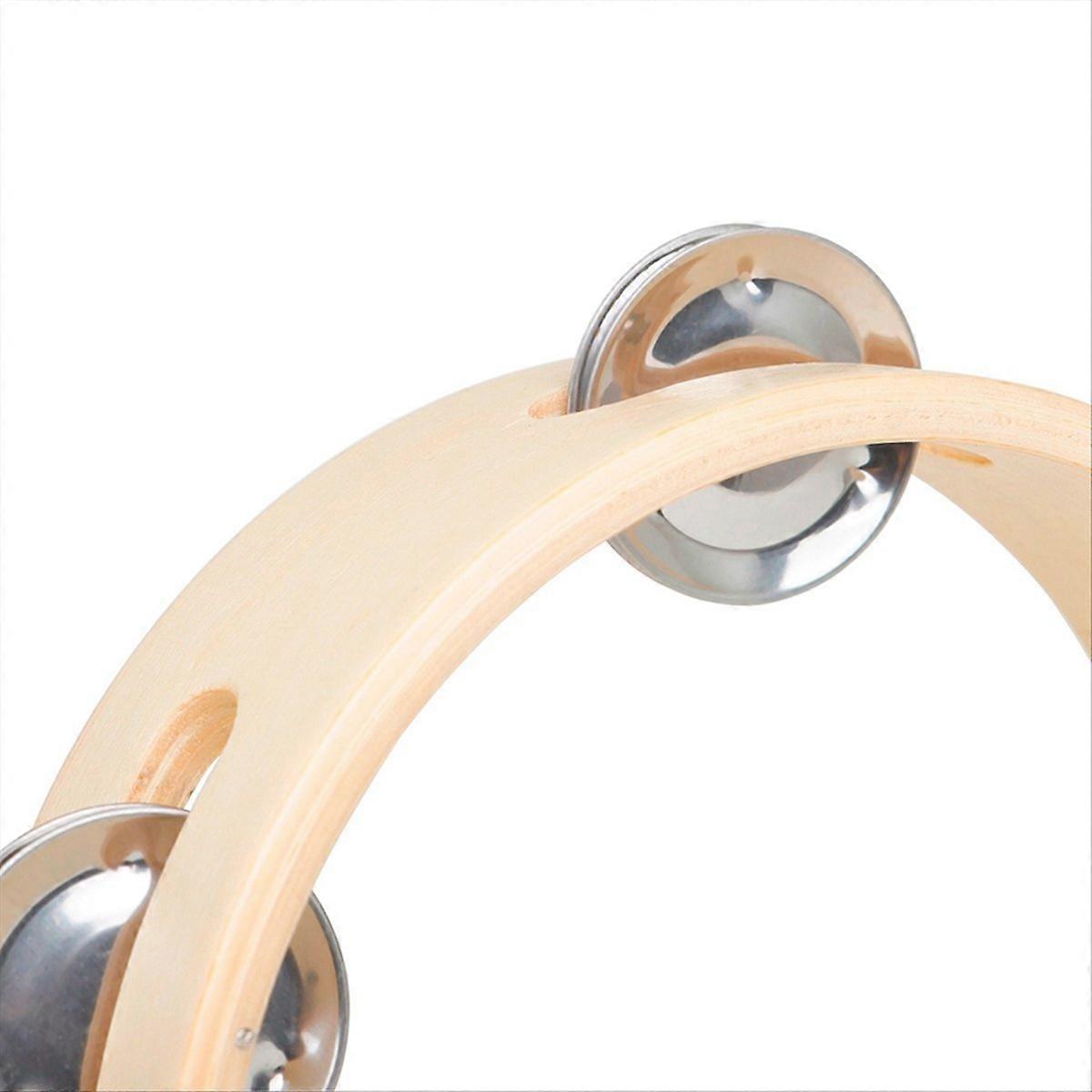 Single Row Bell Ring 6inch Wooden Bell Ring Percussion Instruments