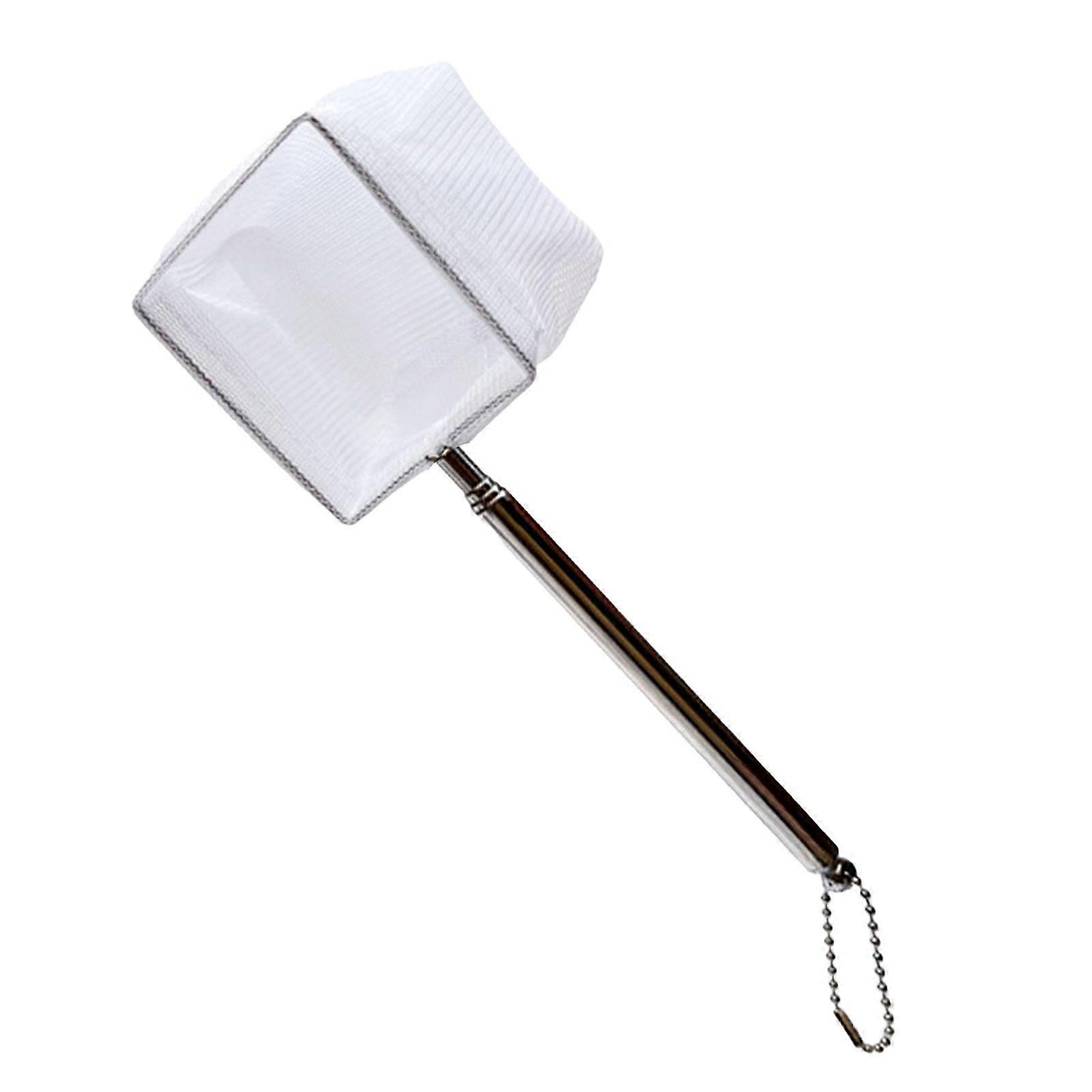 Fish Net Aquarium Cleaning Tool with Long Handle Fine Mesh Easy to Use Small Fish Shrimp Net Fish Tank Catching Net