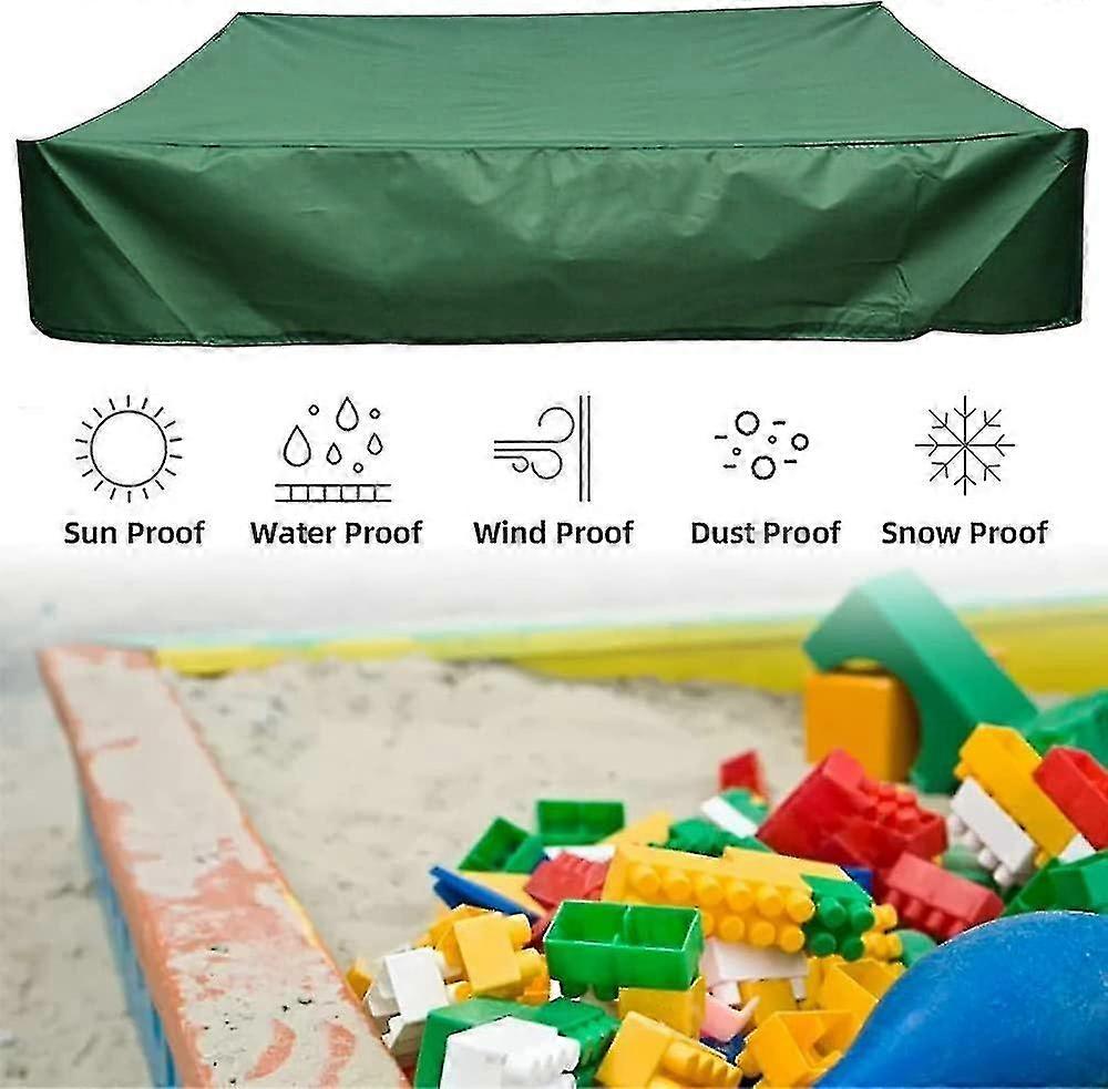 UV-Blocking Sandpit Cover 150x150cm with Drawstrings & Waterproof