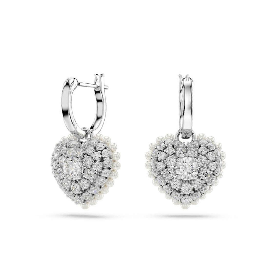 Swarovski Hyperbola Earrings - White/Silver 5684384