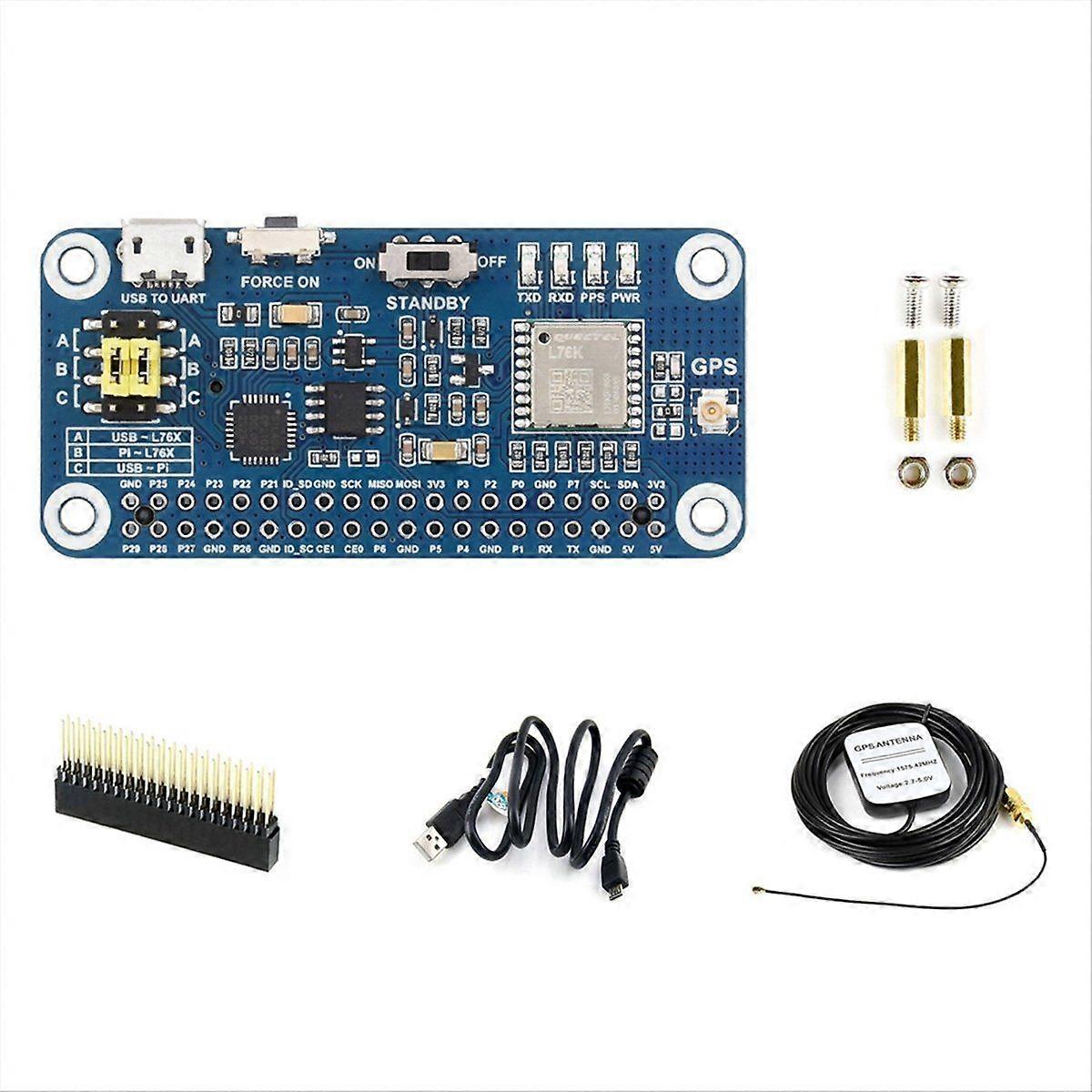 For GPS GNSS Expansion Board L76K GPS HAT Module Supports GPS/Beidou (BDS)/GLONASS/QZSS for Jeston