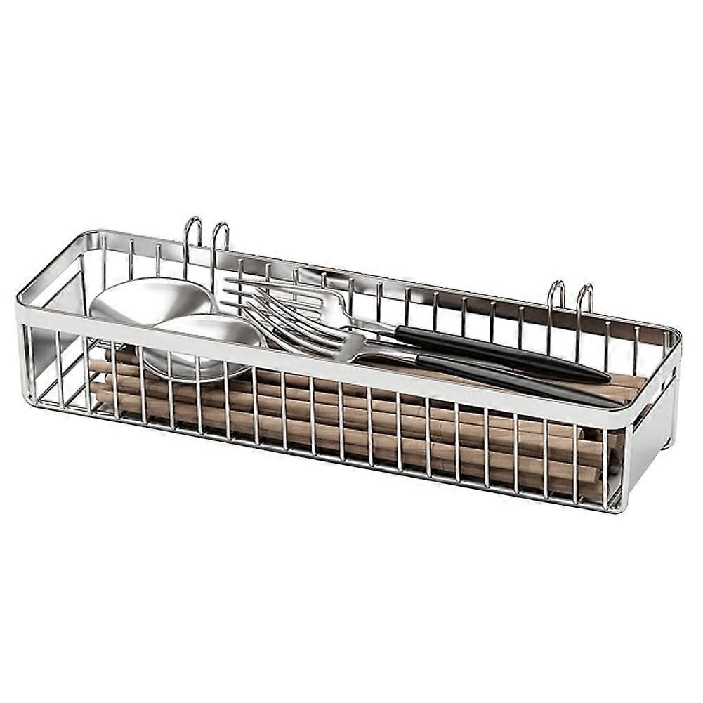 Drawer Organizer 304 Stainless Steel Mesh Silverware Organizer For Kitchen Flat Drying Rack