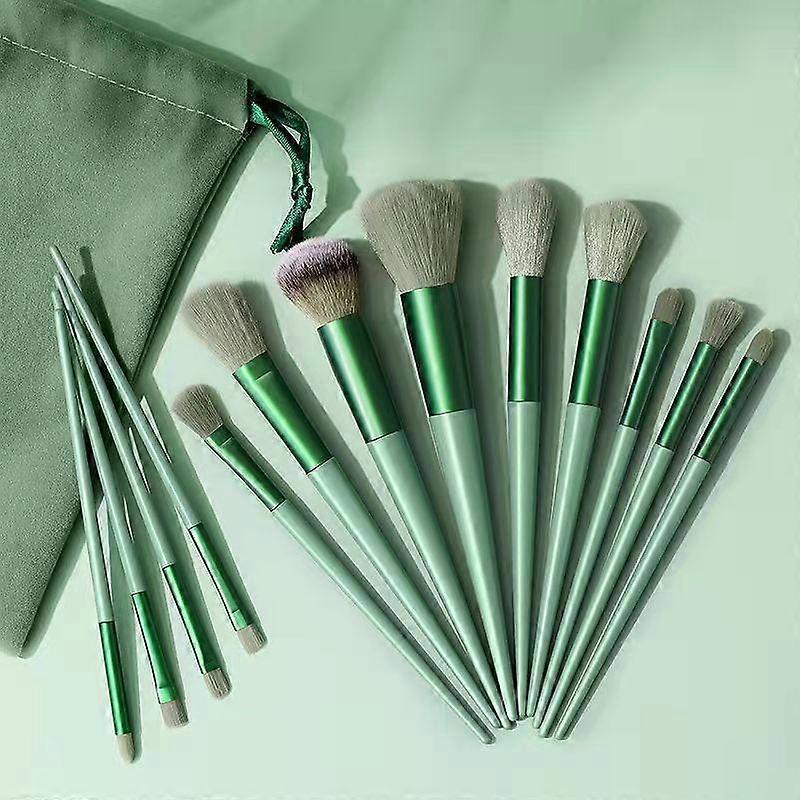 Pro Soft Fluffy Makeup Brush Set with ABS Rod