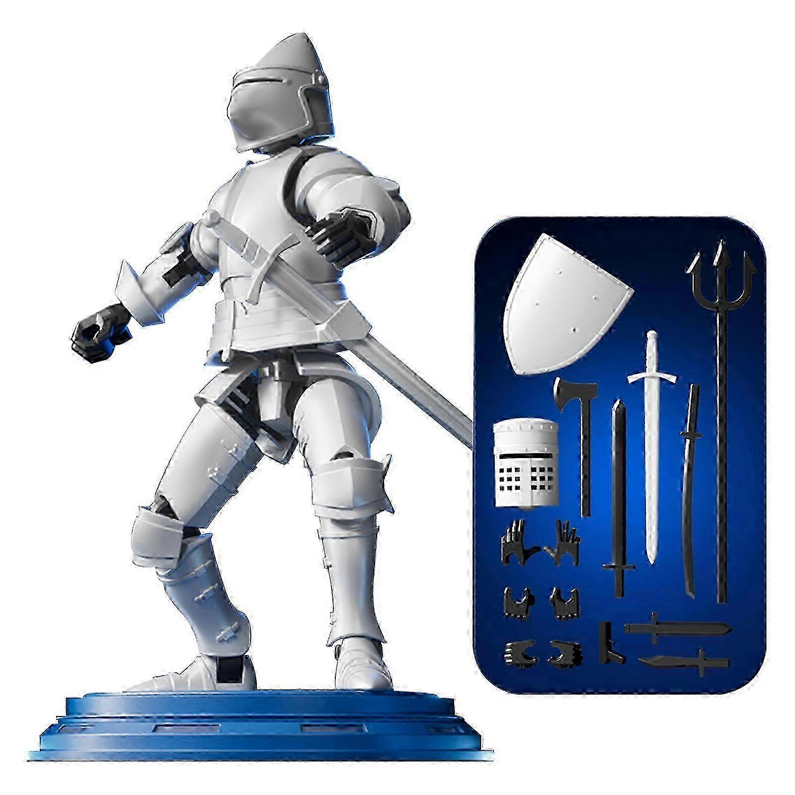 Medieval Knight T13 Action Figure - Magnetic DIY Kit, 5th Gen 2025