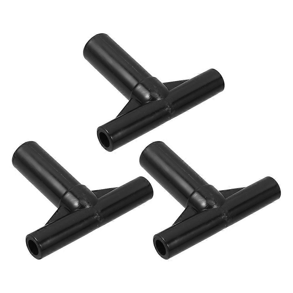 Trampoline Safety Gear T Shaped Pole Connectors Plastic 3Pcs Set