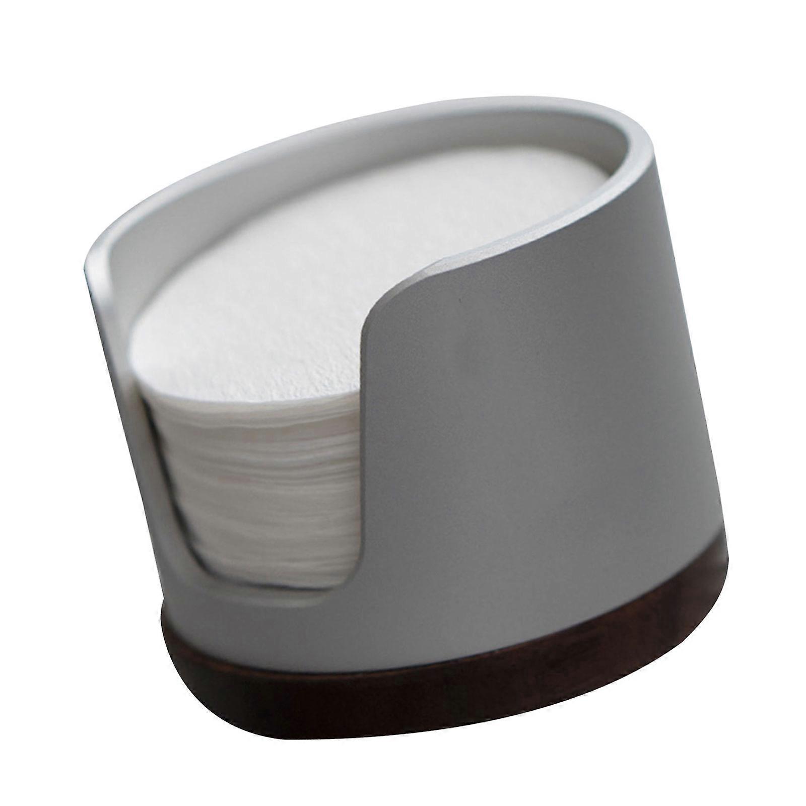 Coffee Filter Paper Organizers Coffee Filter Paper Holder Filter Paper Box Filter Paper Case for Coffee Enthusiasts  Silver