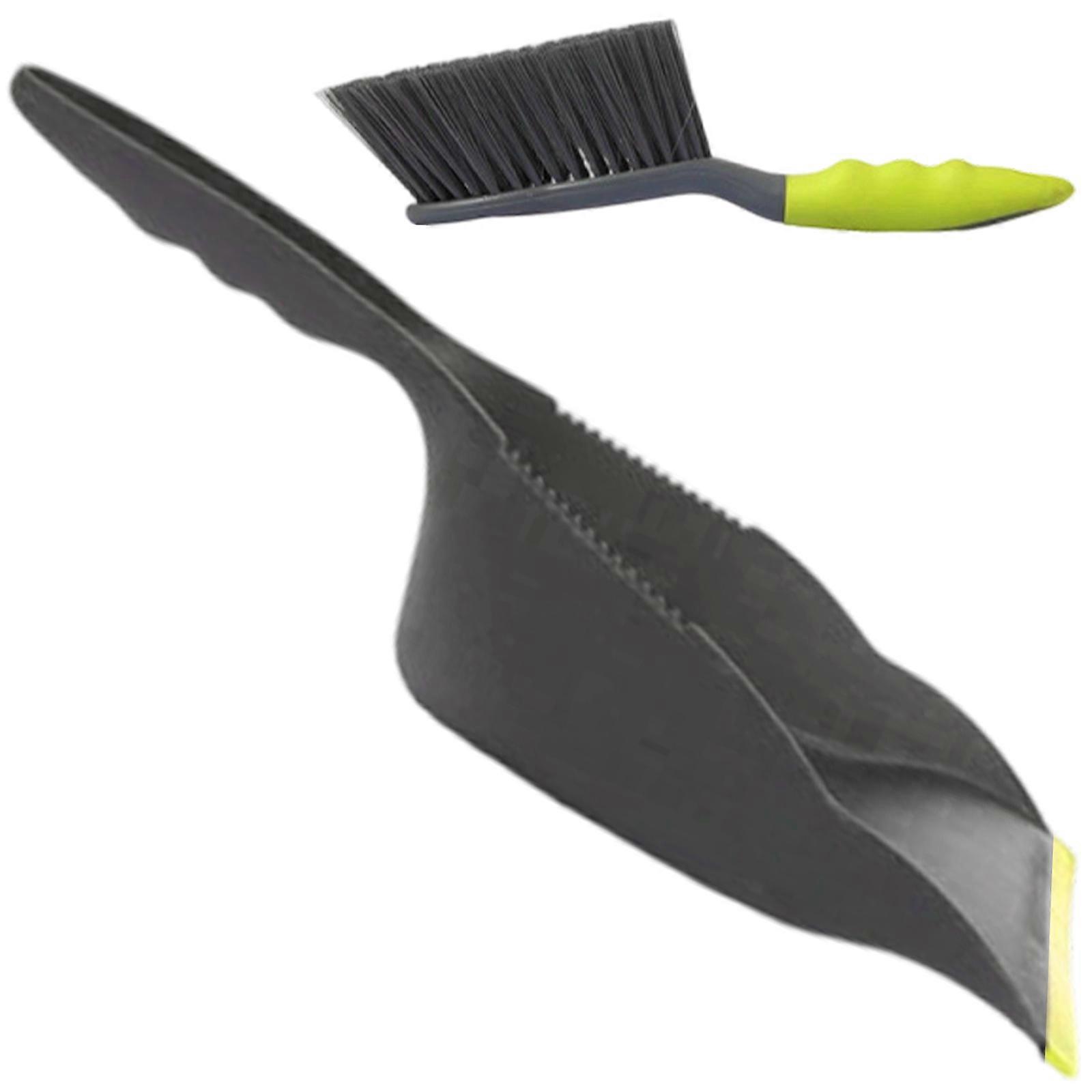 Miniature Sweeping Set With Hard Soft Brush Scratch Resistant Base Clean For Telecommute Organization Multicolor