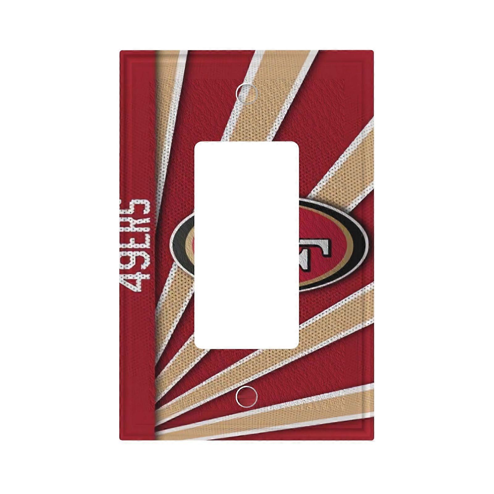 SF 49erss Switching Lights Single Leather Roman Frame Switch Panel Wall Panel Single Double/Pull Light Switch