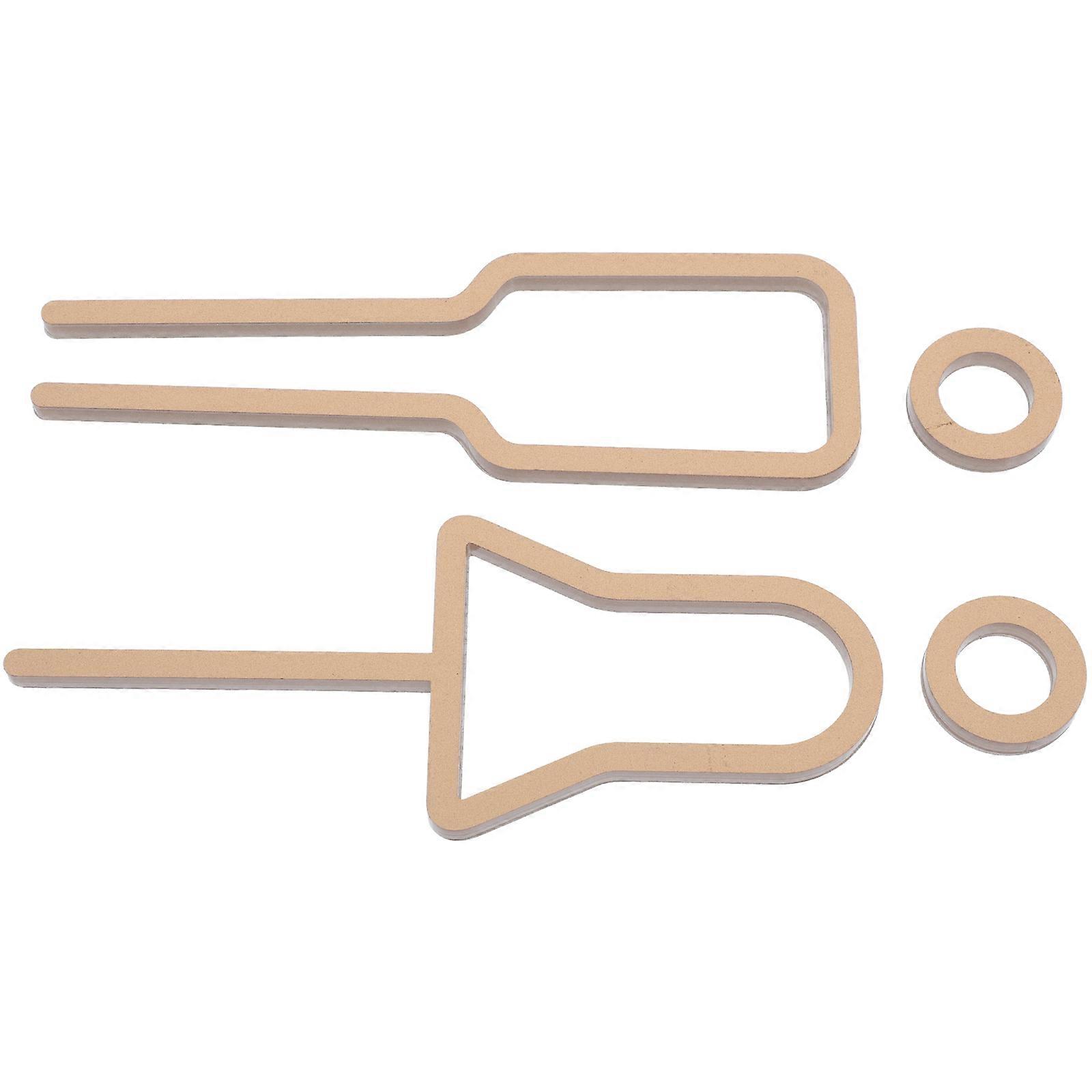 Restroom Sign Bathroom Decor with Acrylic Material for 5Sets